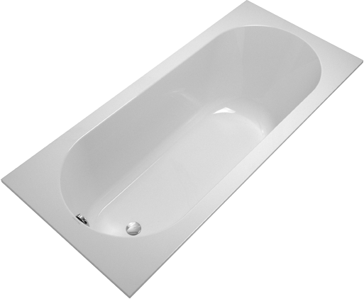 Villeroy & Boch Oberon rechteckige Badewanne, 1800x800mm, Stone White