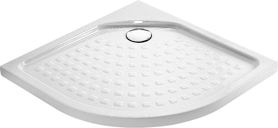 Villeroy & Boch O.novo Viertelkreis-Duschwanne, 900x900x35mm, Weiß Alpin