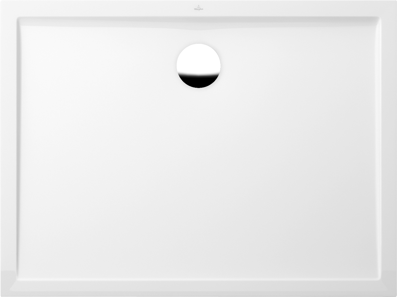 Villeroy & Boch Futurion Flat Rectangular shower tray, 1000x800x25mm, White Alpin