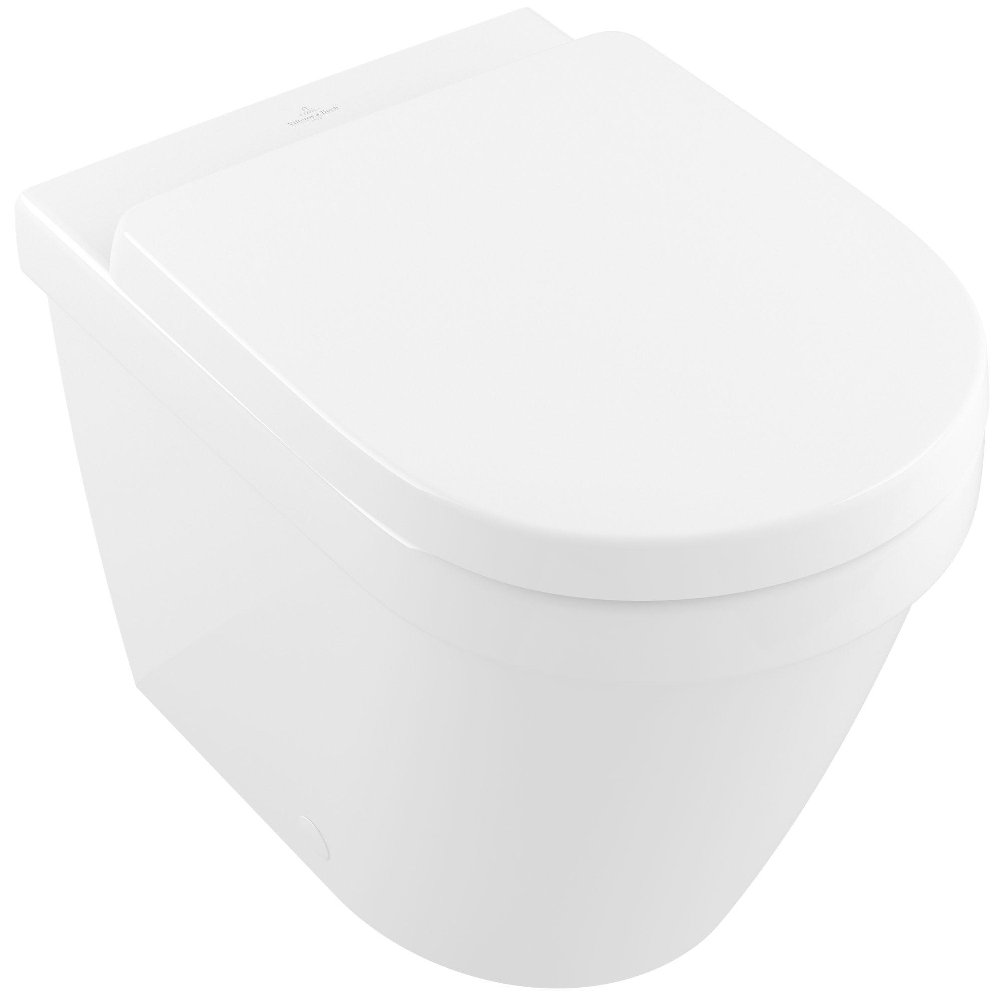 Villeroy & Boch Architectura DirectFlush Washdown toilet, rimless, floor-standing, with DirectFlush, White Alpin