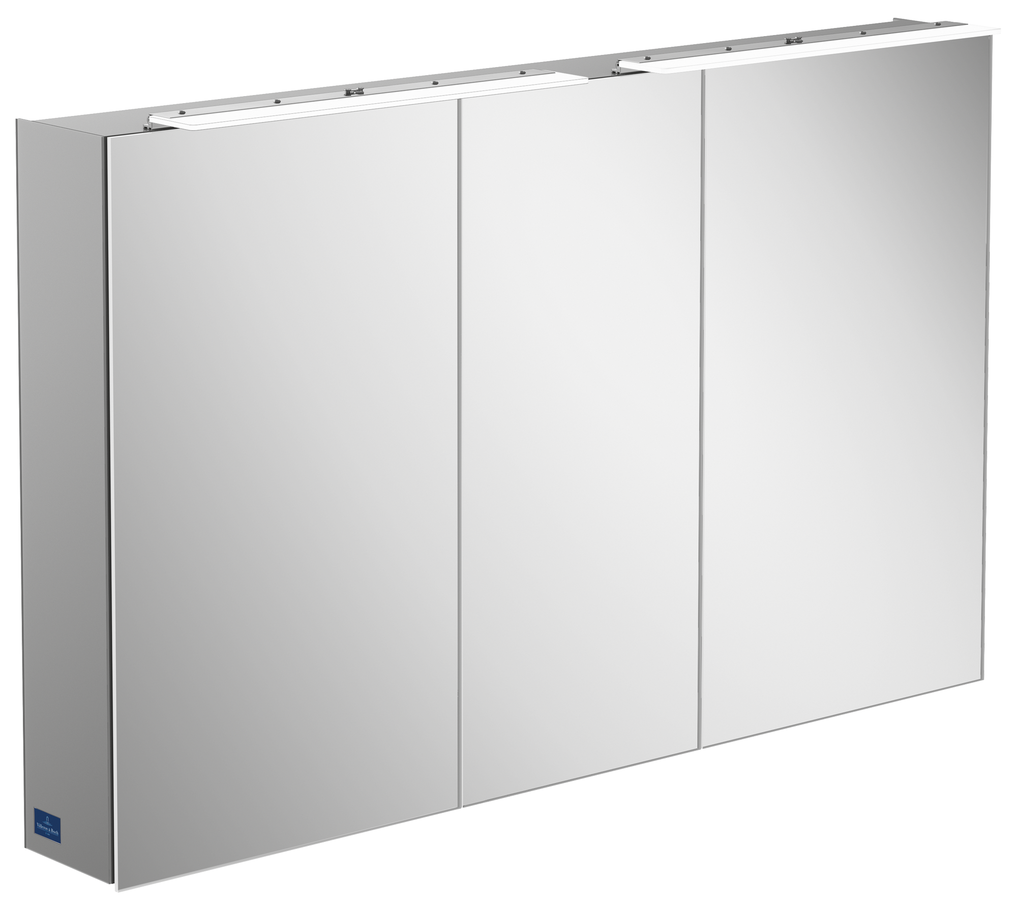 Villeroy & Boch My View One Surface-mounted mirror cabinet, with lighting, 1207x746x159mm