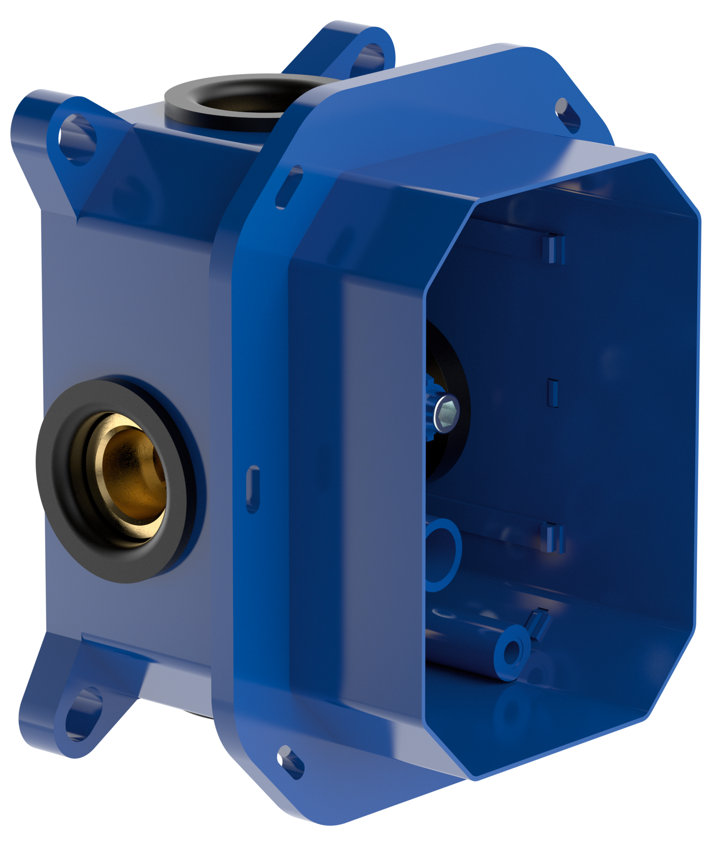 Villeroy & Boch Universal Taps & Fittings Vi-Box universal concealed installation unit for single-lever mixer,for wall-mounted, Round