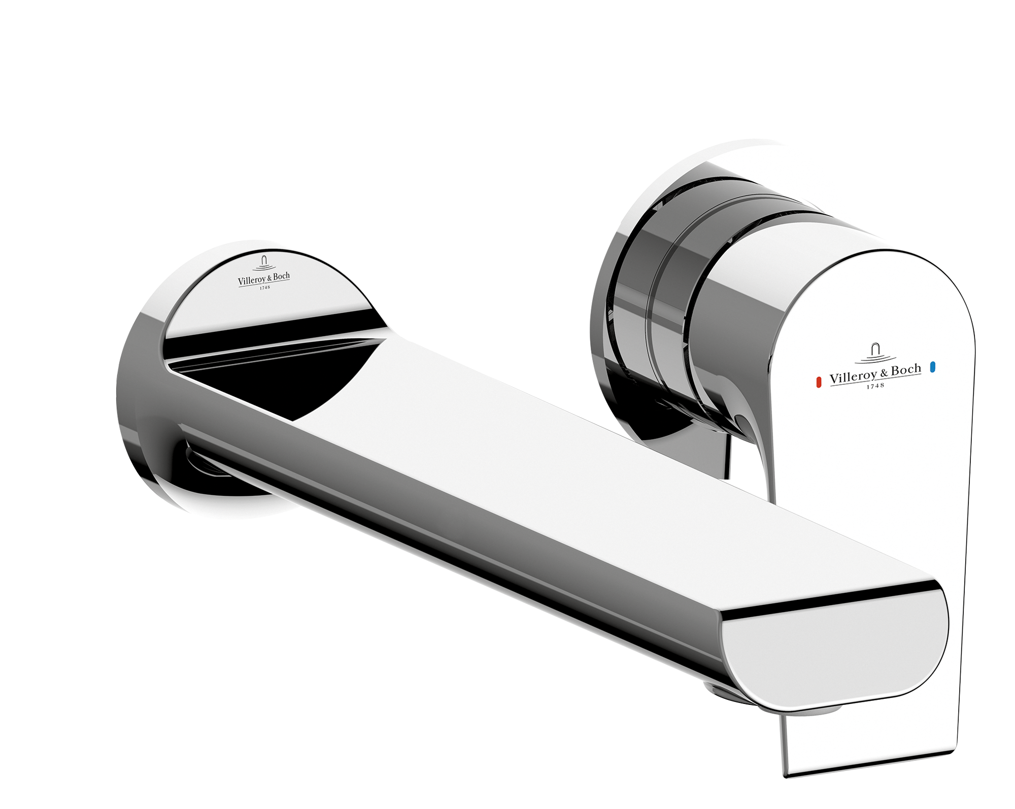 Villeroy & Boch Liberty Single-lever basin mixer, Without waste, Chrome