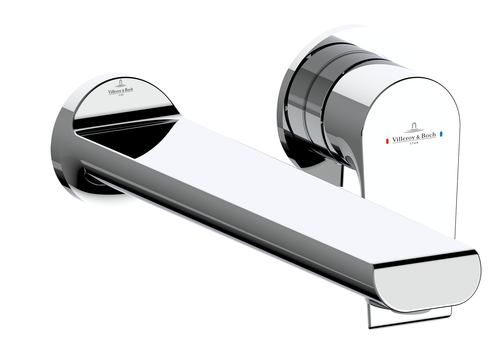 Villeroy & Boch Liberty Single-lever basin mixer, Without waste, Chrome