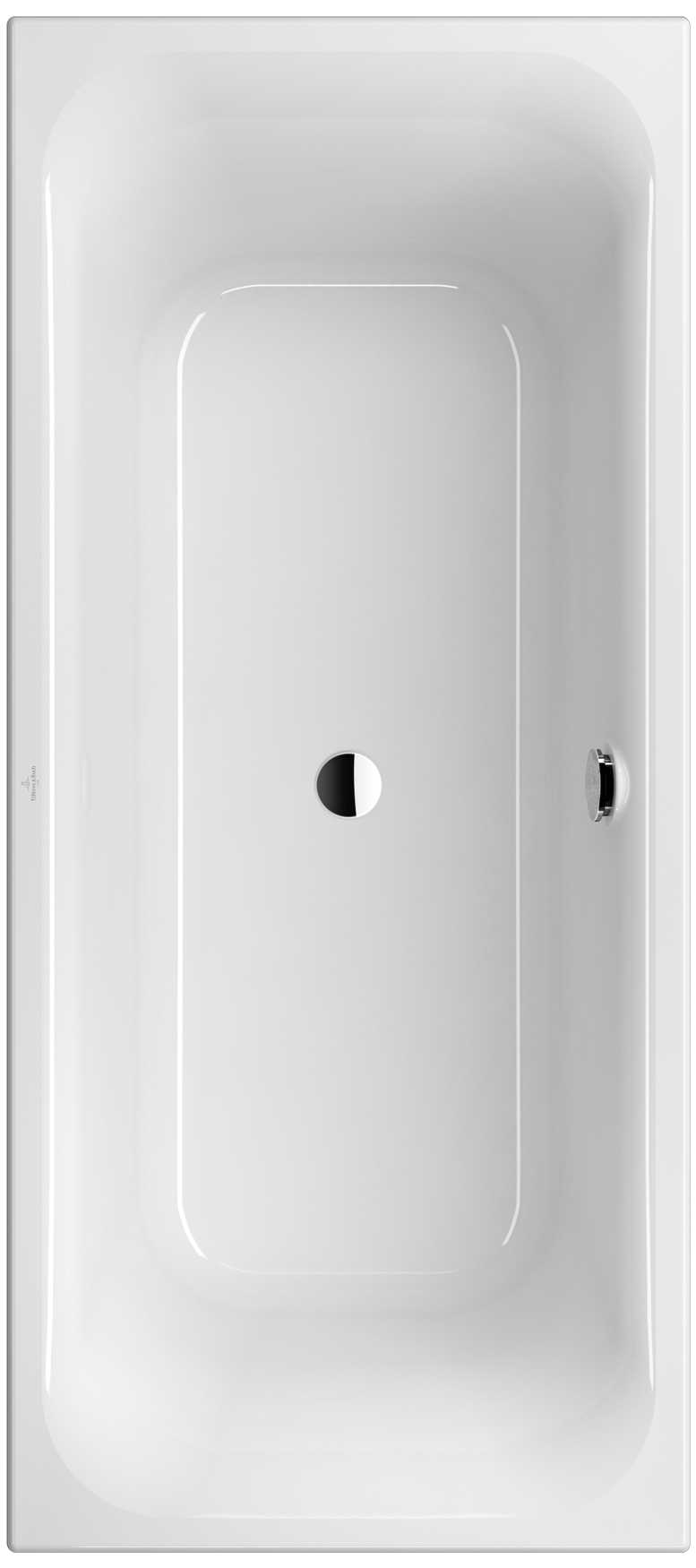 Villeroy & Boch O.novo Design Baignoire rectangulaire, 1800x800mm, Blanc