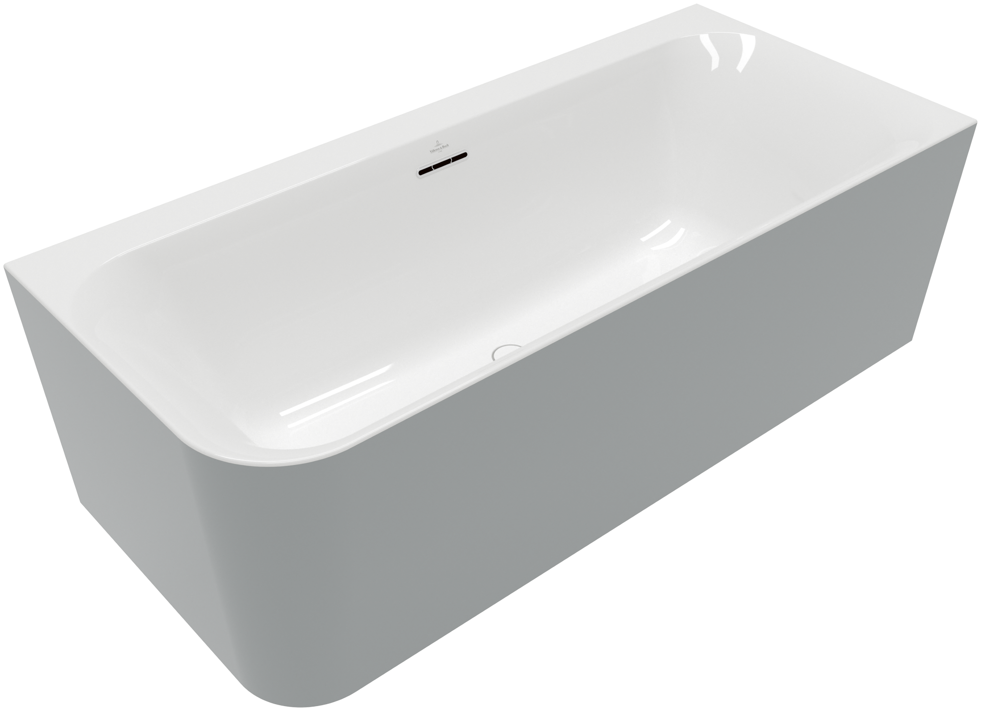 Villeroy & Boch Loop & Friends OVAL Back-to-wall bath for right corner installation ColourOnDemand, 1800x800mm, White Alpin