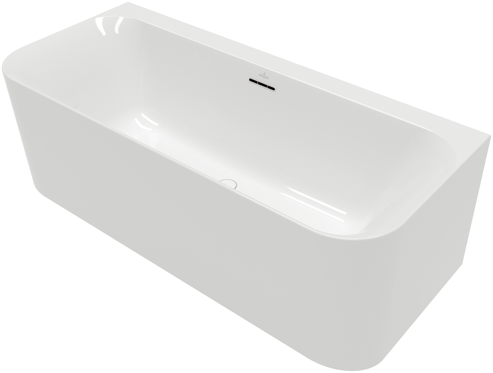 Villeroy & Boch Loop & Friends SQUARE Wall-facing bath, 1800x800mm, White Alpin