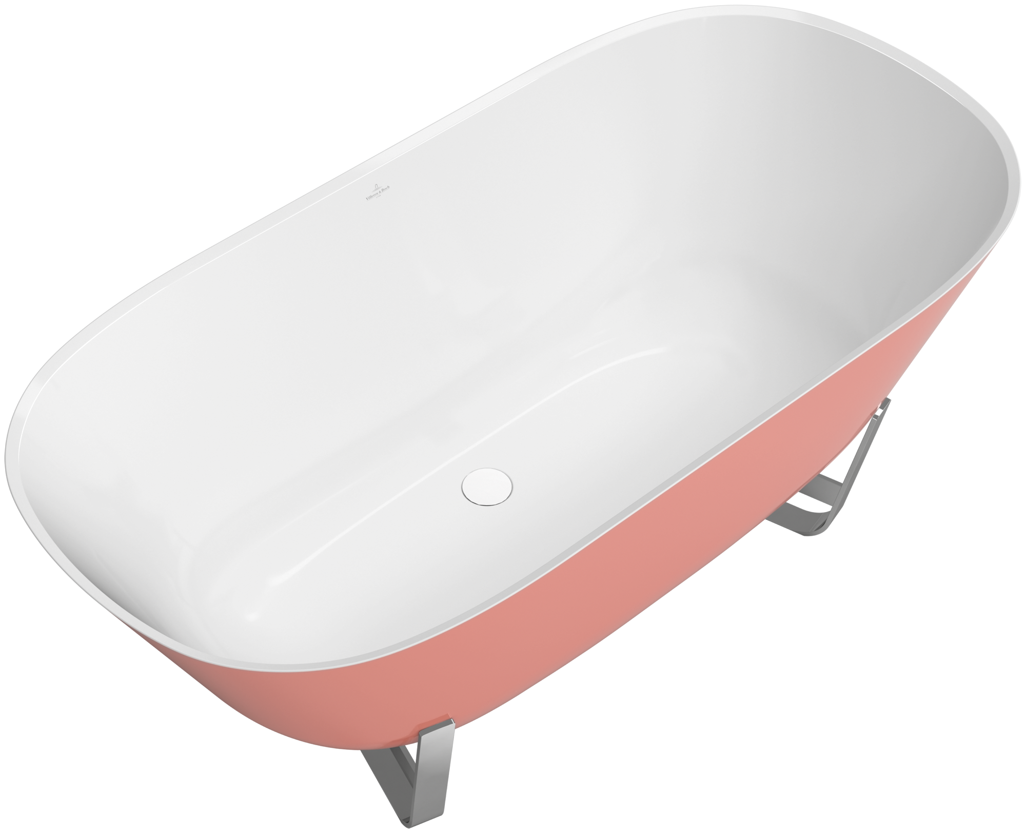 Villeroy & Boch Antheus Baignoire en îlot Couleur à la demande , 1550x750mm, Blanc