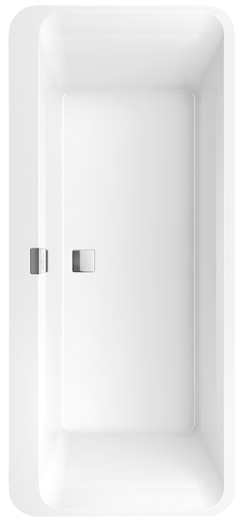 Villeroy & Boch Squaro Edge 12 Oval bath, 1800x800mm, White Alpin