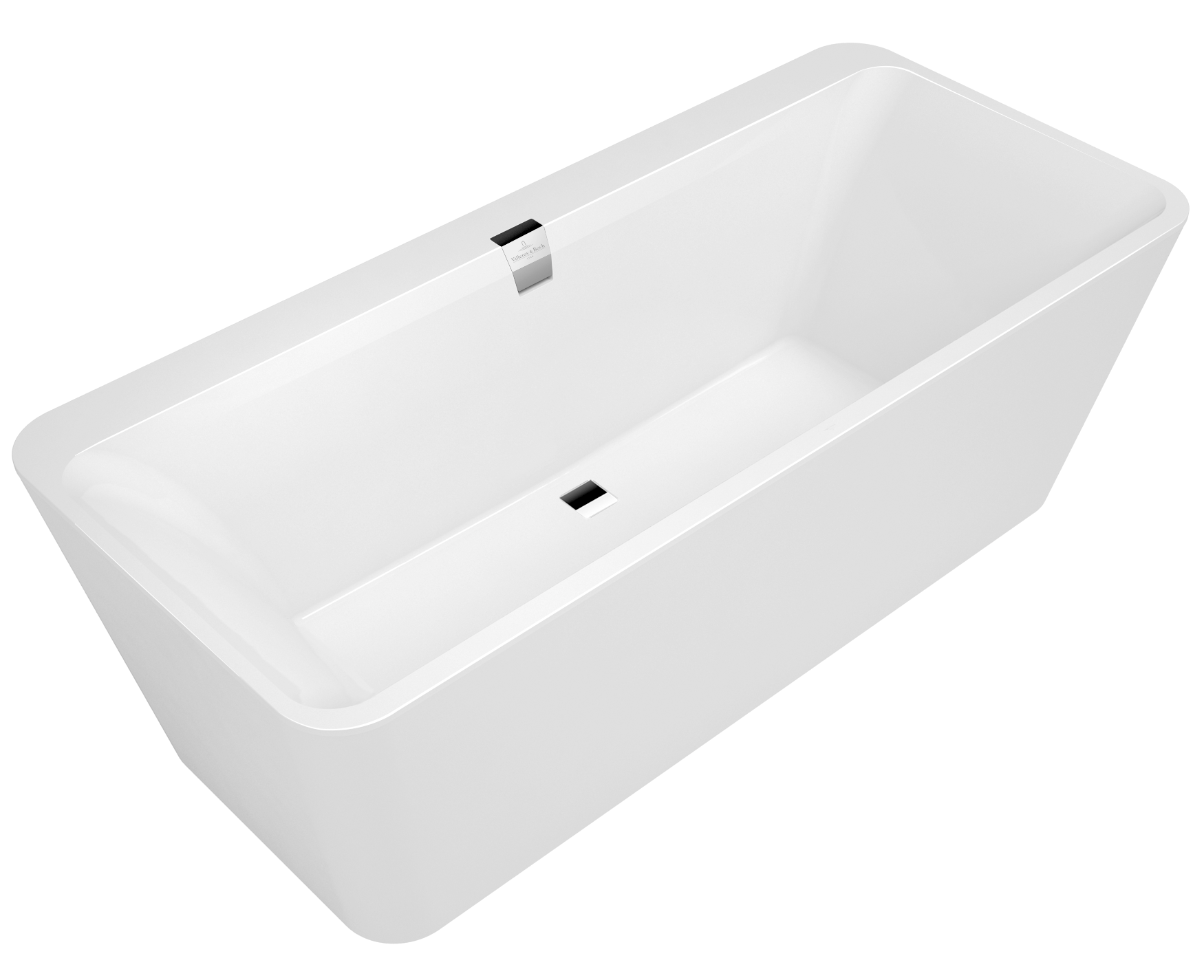 Villeroy & Boch Squaro Edge 12 Free-standing bath, 1800x800mm, White Alpin