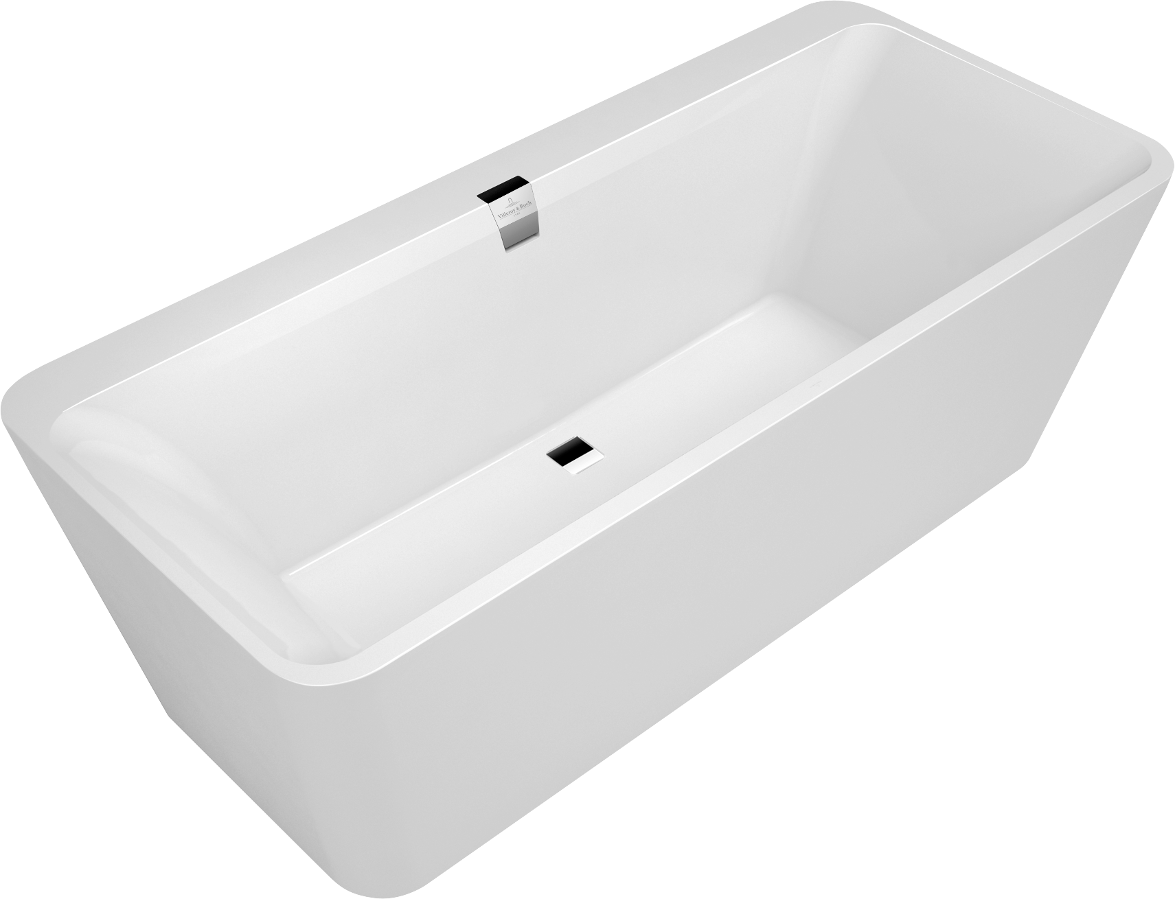Villeroy & Boch Squaro Edge 12 Excellence Vasca da bagno, 1800x800mm, Bianco Alpin