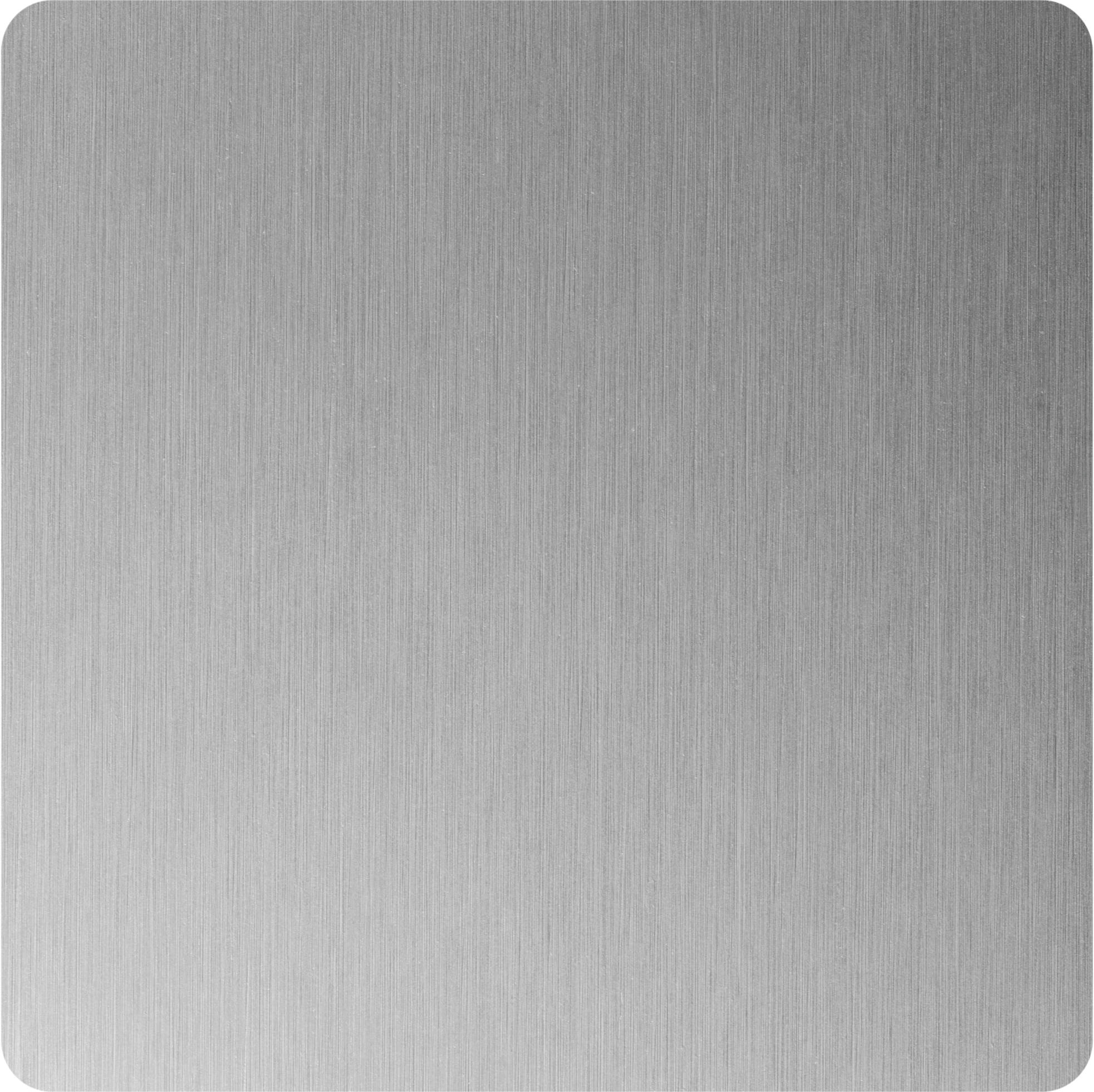 Villeroy & Boch Accessoires Cache bonde d'écoulement en acier inoxydable brossé « Pure Metal », 128x128x6mm, Chromé mat