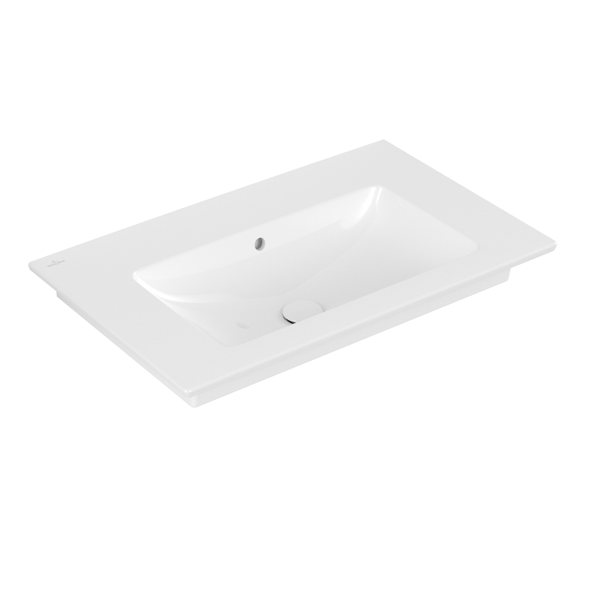 Villeroy & Boch Venticello Vanity washbasin, 800x500x165mm, with overflow, White Alpin CeramicPlus