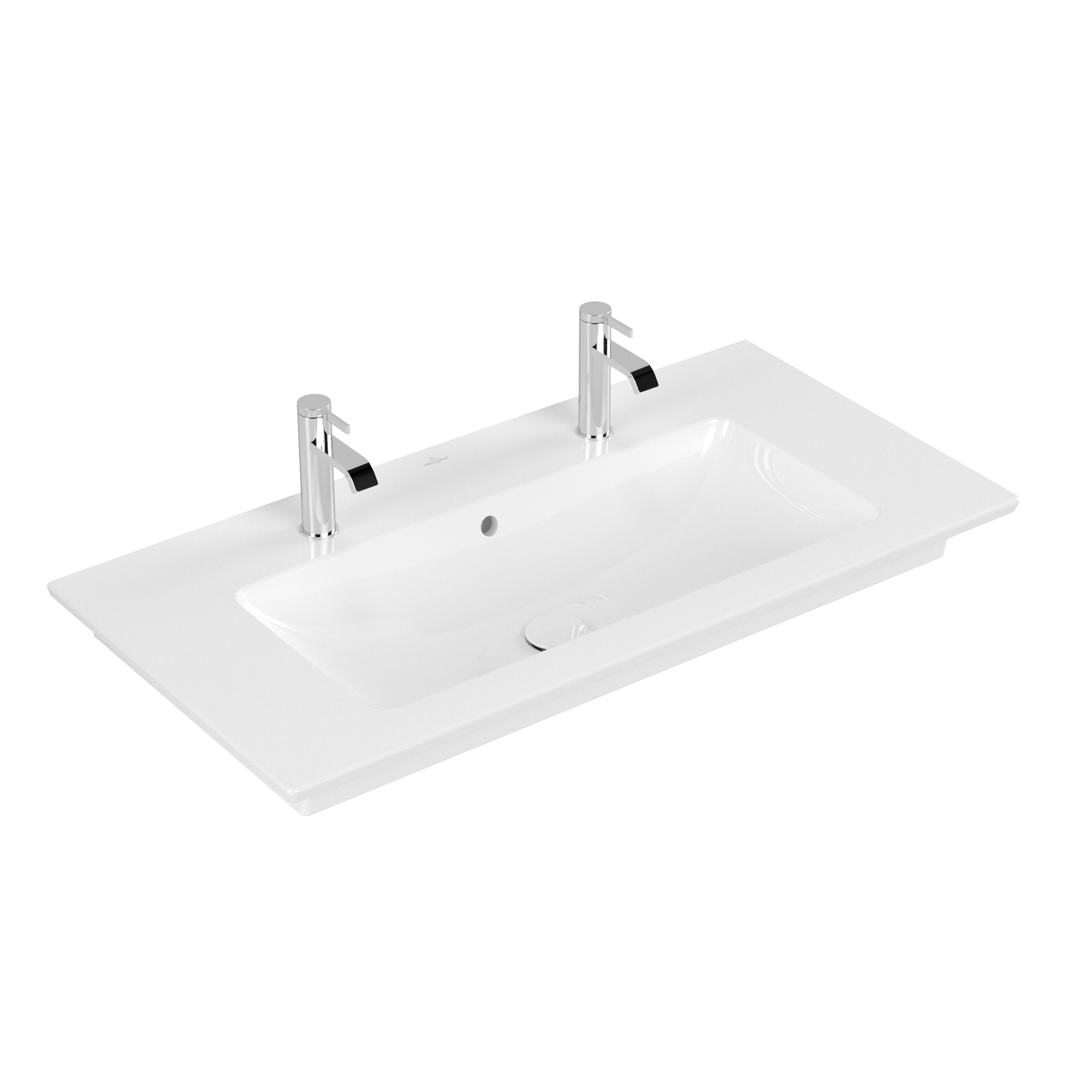 Villeroy & Boch Venticello Vanity washbasin, 1000x500x170mm, with overflow, White Alpin CeramicPlus
