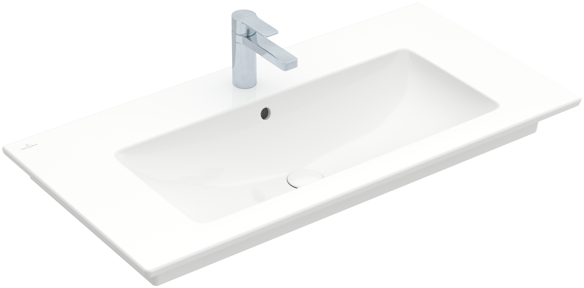 Villeroy & Boch Venticello Vanity washbasin, 1000x500x170mm, with overflow, White Alpin
