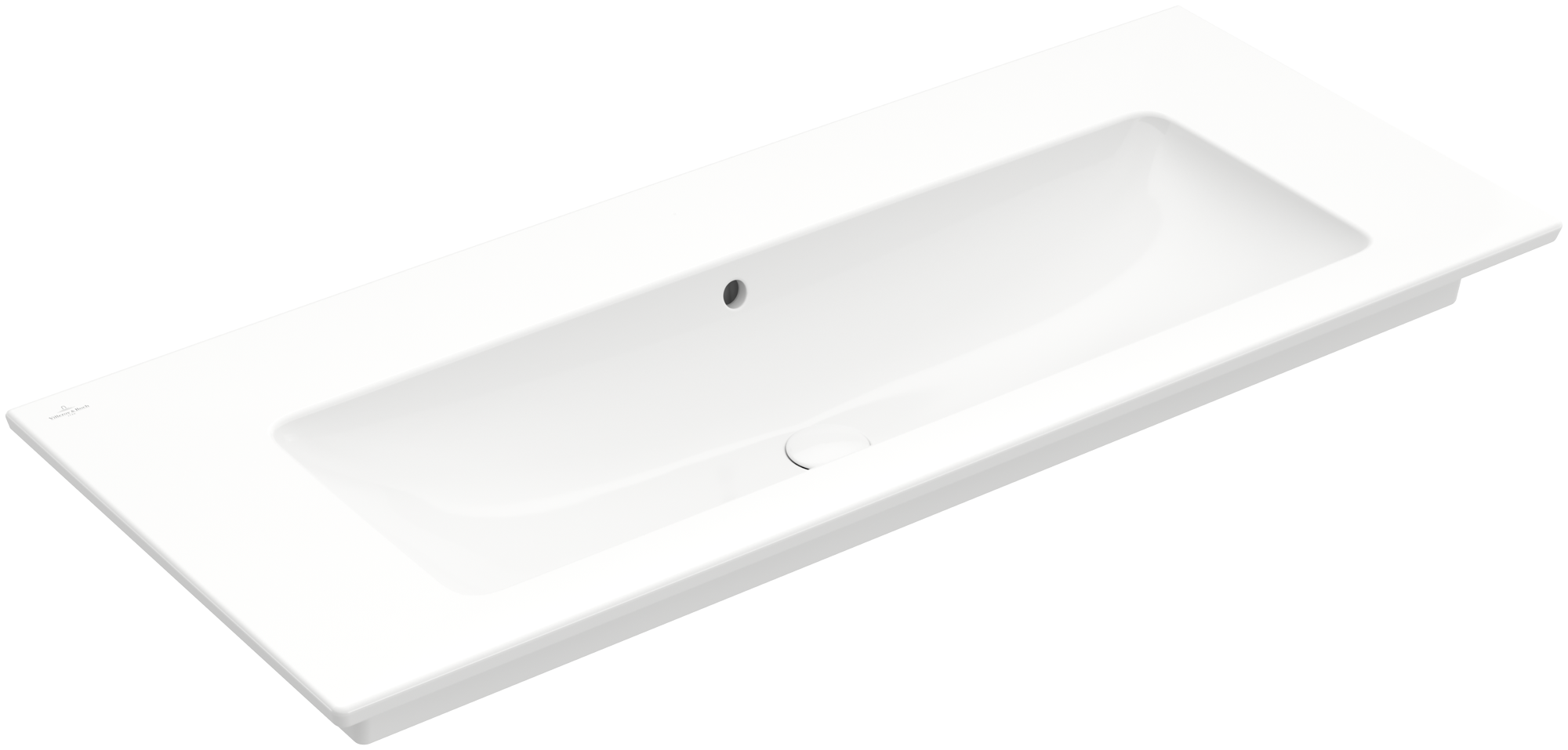 Villeroy & Boch Venticello Vanity washbasin, 1200x500x175mm, with overflow, White Alpin