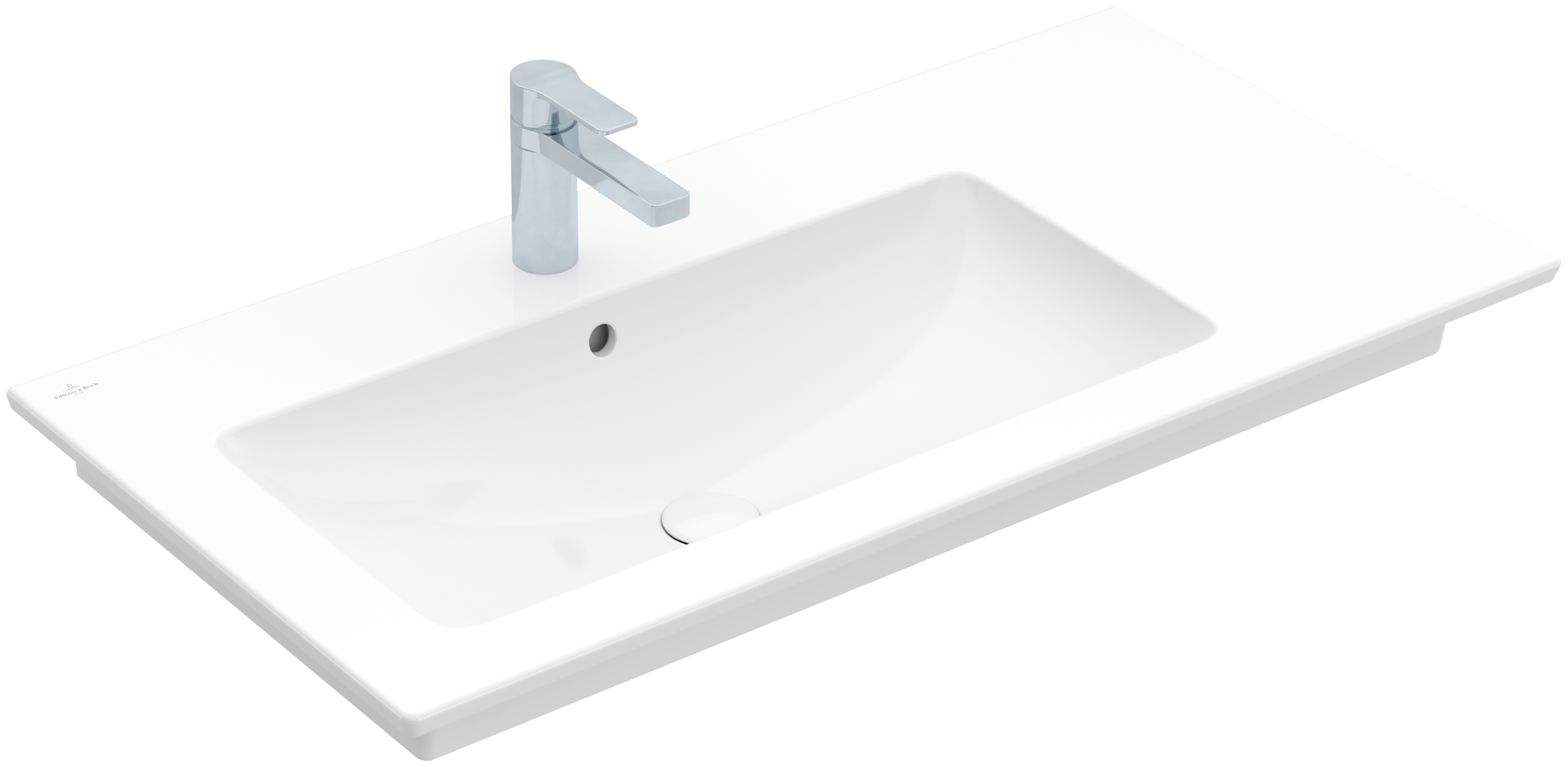 Villeroy & Boch Venticello Vanity washbasin, 1000x500x170mm, with overflow, White Alpin