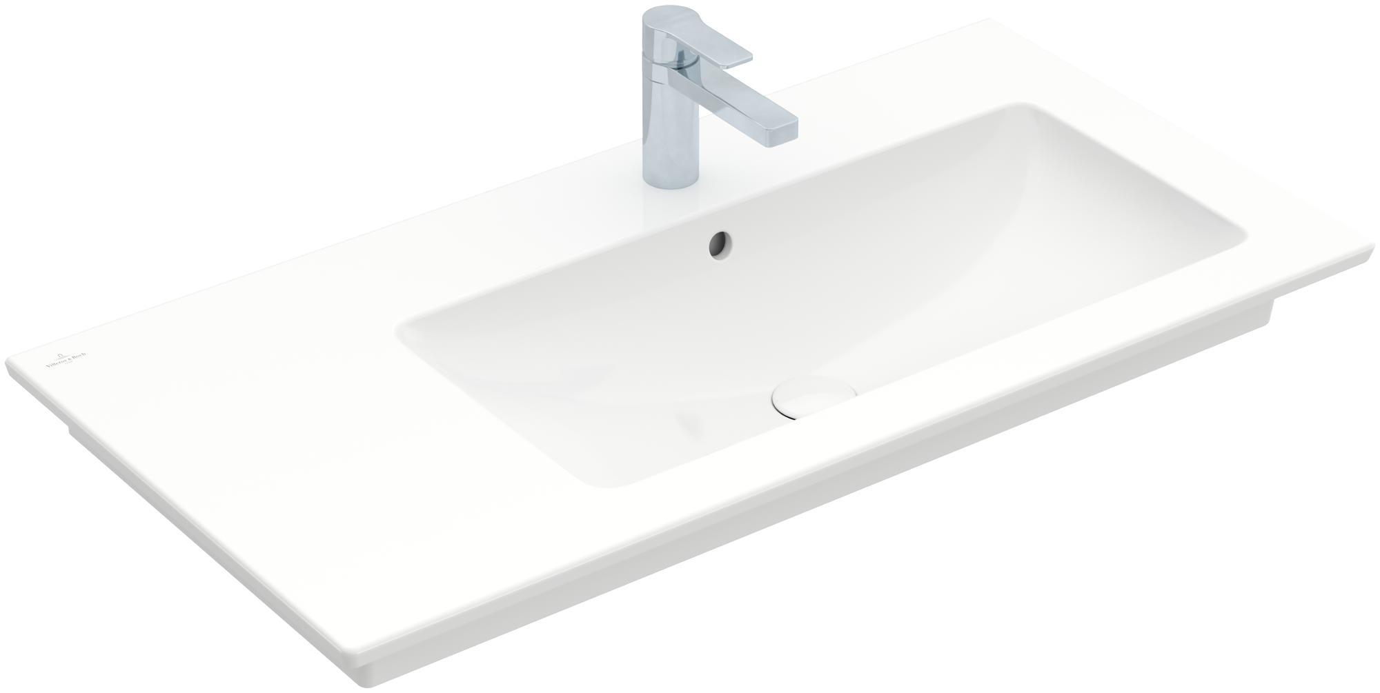 Villeroy & Boch Venticello Vanity washbasin, 1000x500x170mm, with overflow, White Alpin