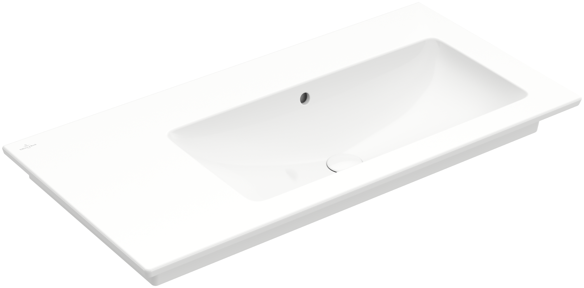 Villeroy & Boch Venticello Plan de toilette, 1000x500x170mm, avec trop-plein, Blanc