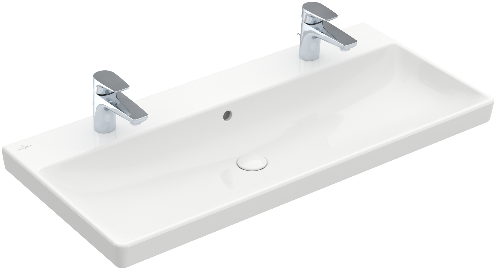 Villeroy & Boch Avento Vanity washbasin, 1000x470x165mm, with overflow, White Alpin