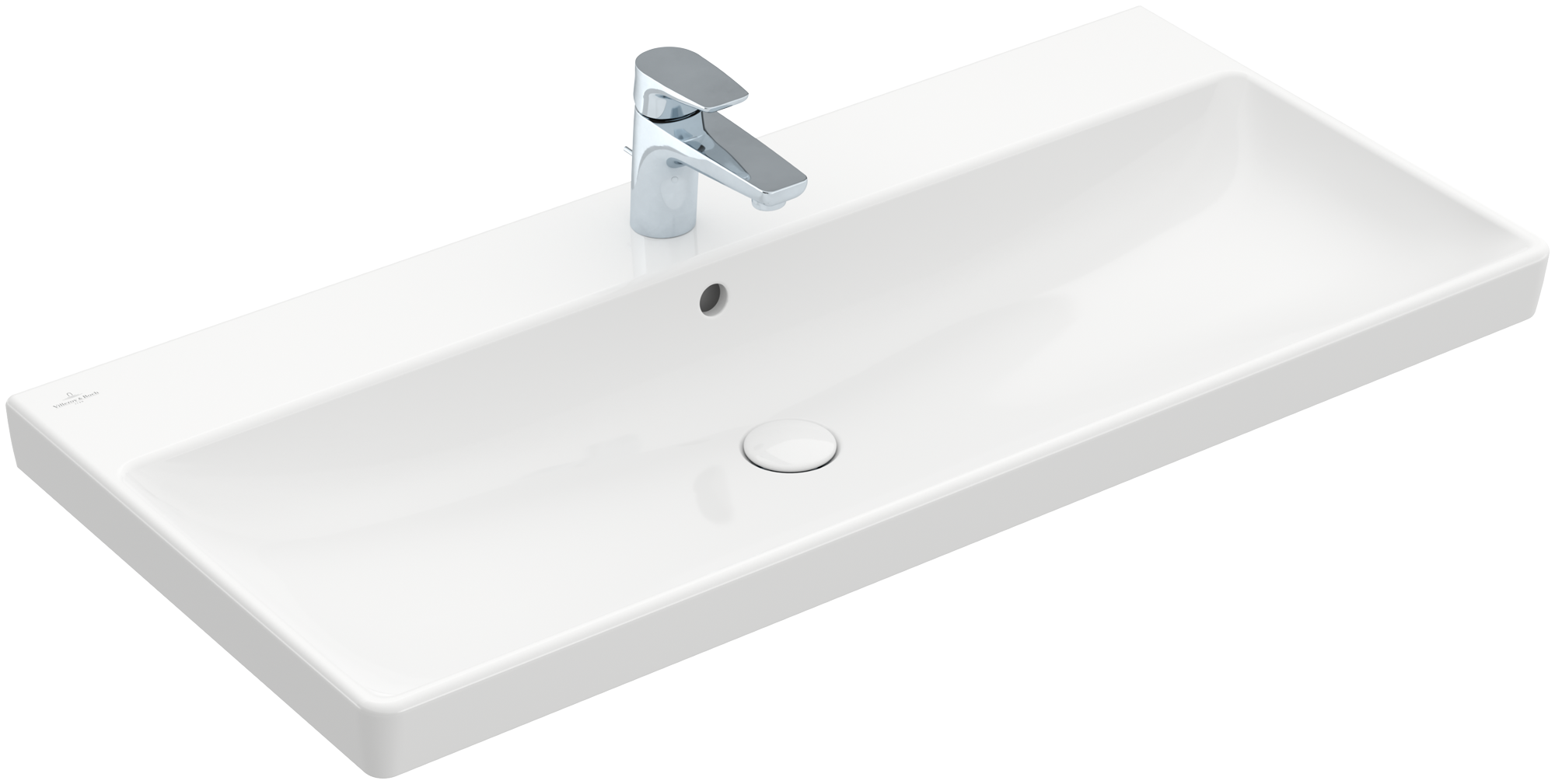 Villeroy & Boch Avento Vanity washbasin, 1000x470x165mm, with overflow, White Alpin