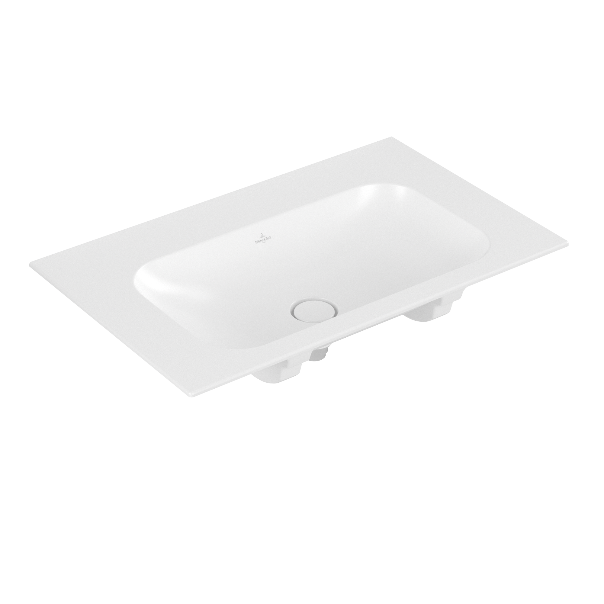 Villeroy & Boch Finion Schrankwaschtisch, 800x500x160mm, ohne Überlauf, Stone White CeramicPlus