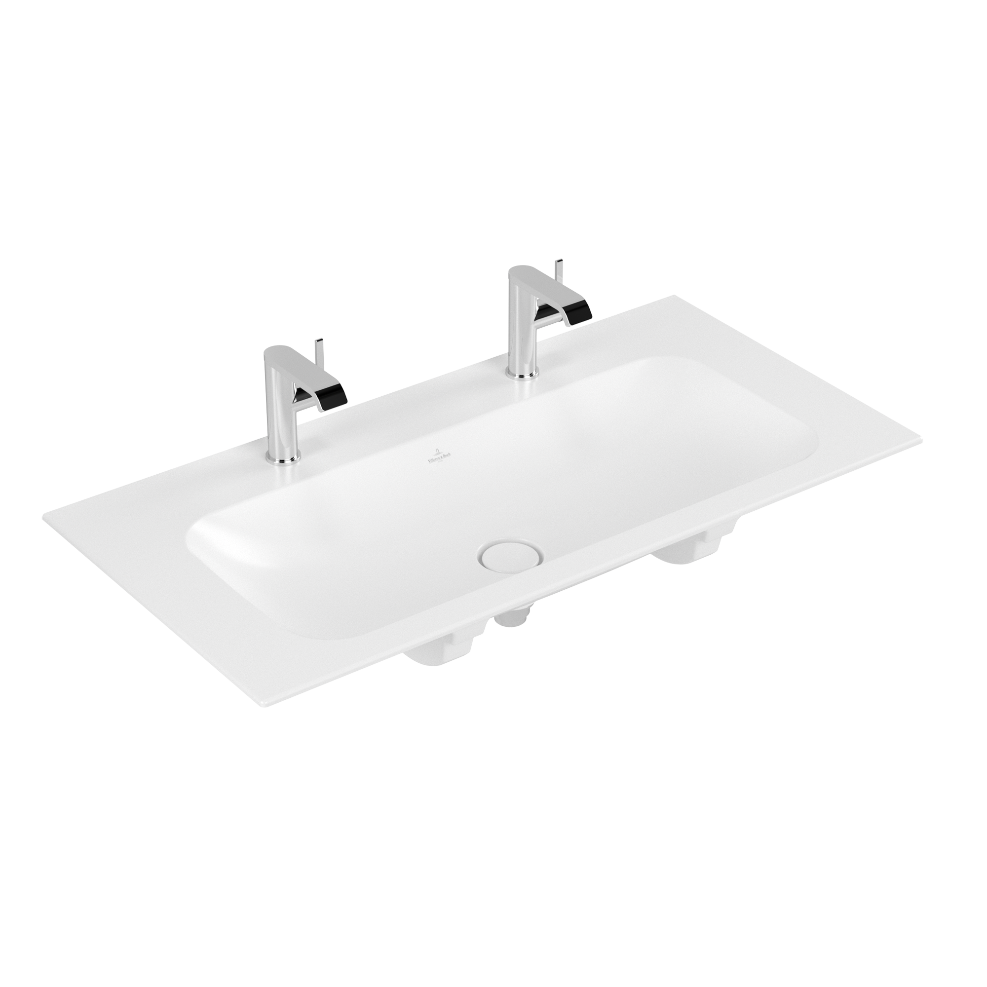 Villeroy & Boch Finion Schrankwaschtisch, 1000x500x160mm, ohne Überlauf, Stone White CeramicPlus
