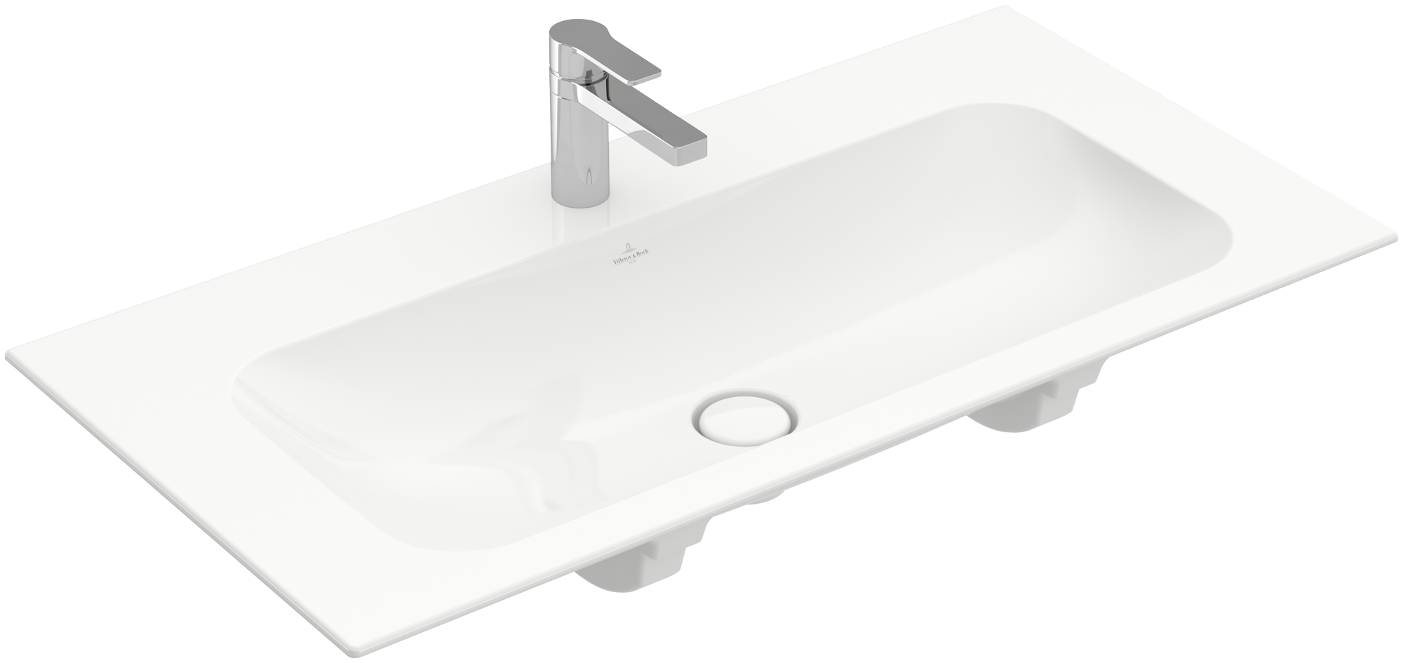 Villeroy & Boch Finion Vanity washbasin, 1000x500x160mm, with concealed overflow, White Alpin CeramicPlus