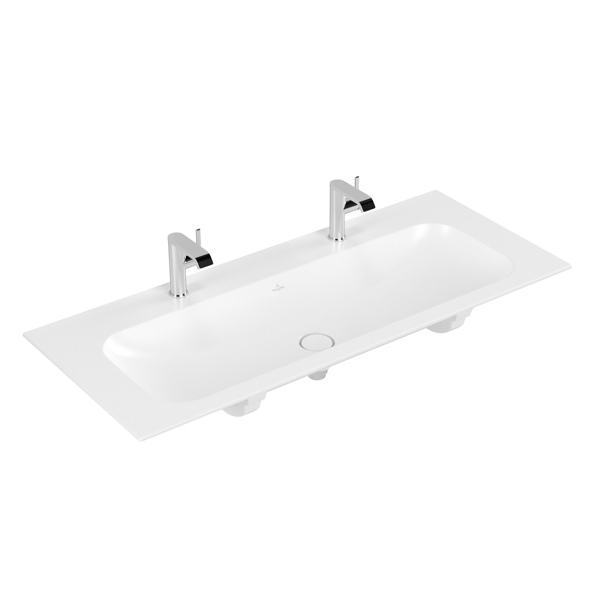 Villeroy & Boch Finion Schrankwaschtisch, 1200x500x160mm, ohne Überlauf, Stone White CeramicPlus