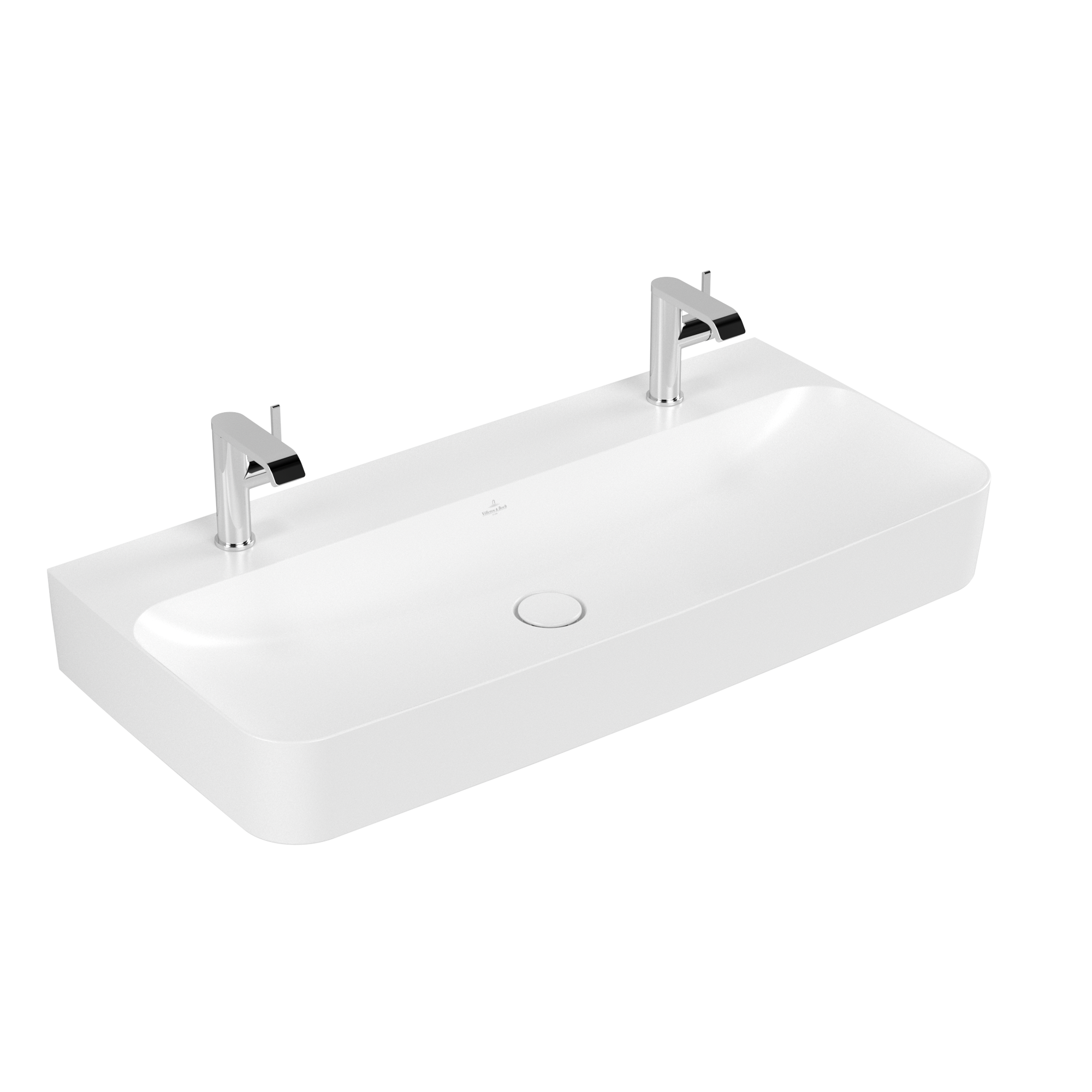 Villeroy & Boch Finion Waschbecken, 1000x470x165mm, ohne Überlauf, Stone White CeramicPlus