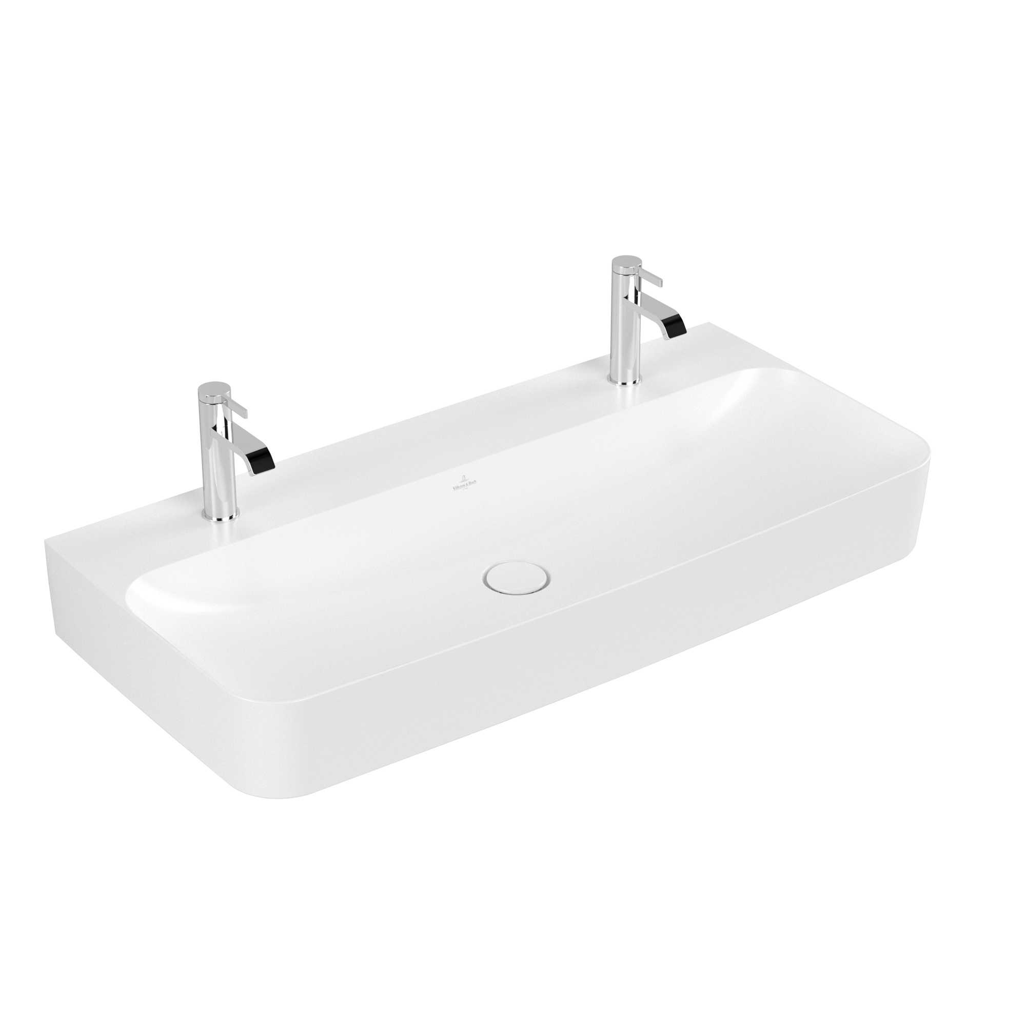 Villeroy & Boch Finion Waschbecken, 1000x470x165mm, ohne Überlauf, Stone White CeramicPlus