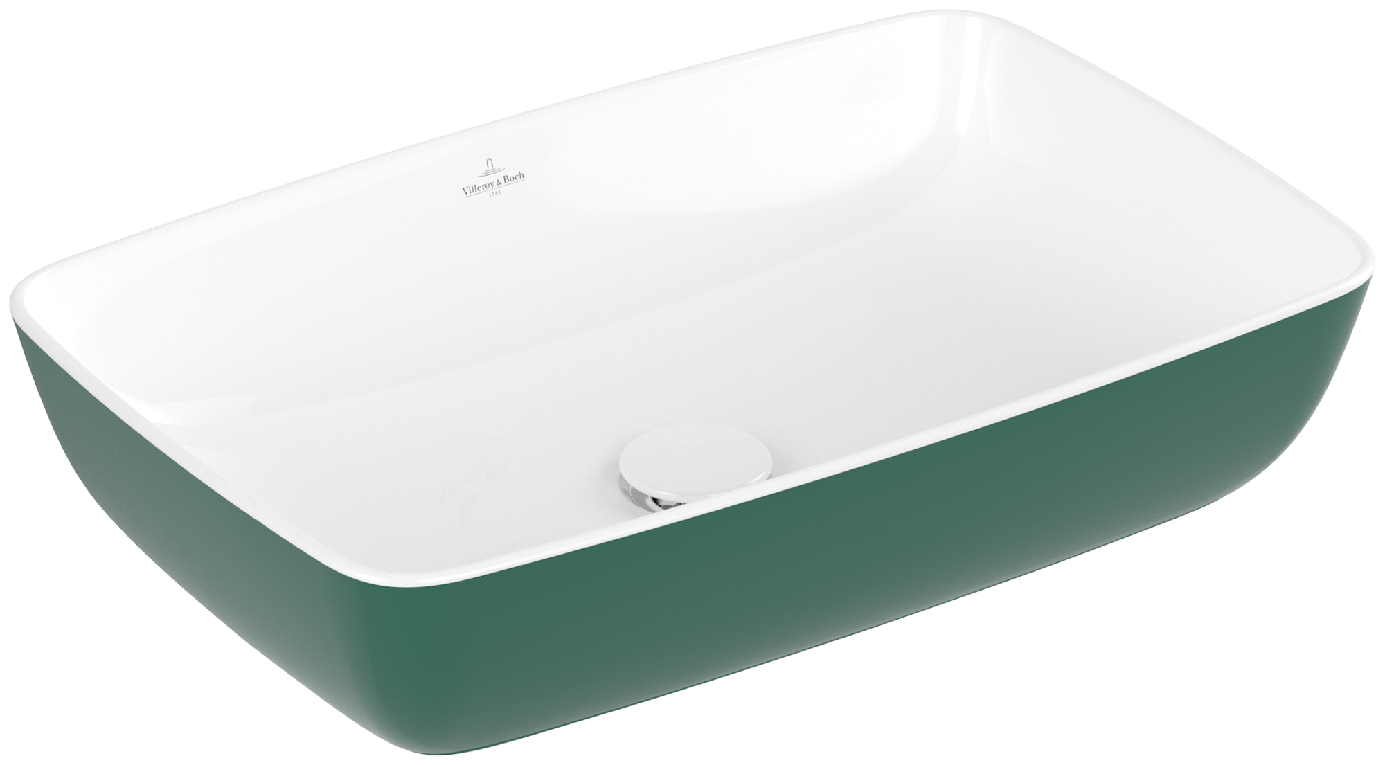 Villeroy & Boch Artis Surface-mounted washbasin, 580x385x130mm, without overflow, Forest