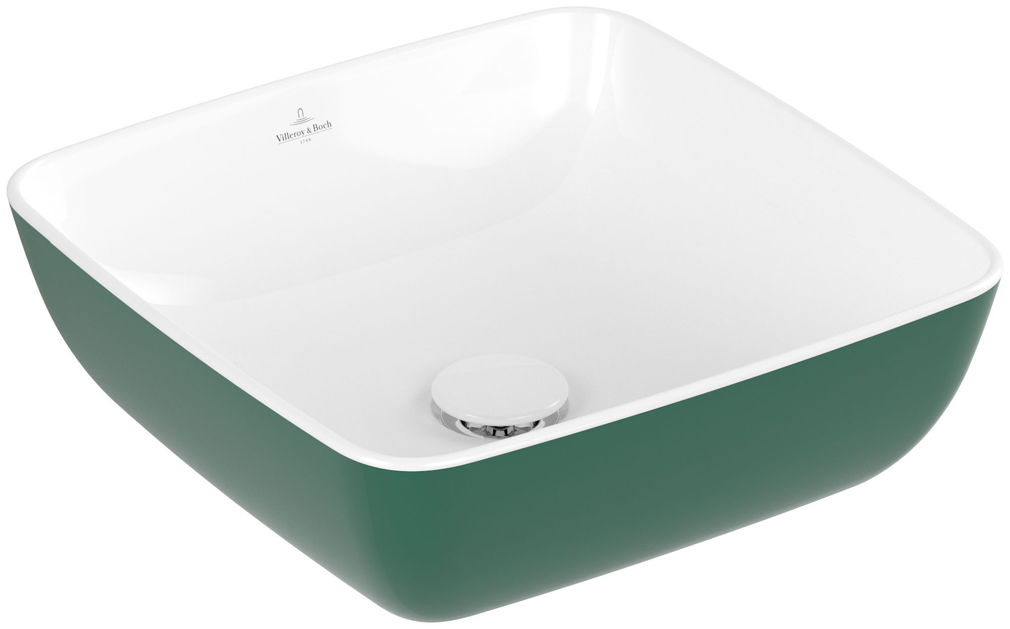 Villeroy & Boch Artis Surface-mounted washbasin, 410x410x130mm, without overflow, Forest