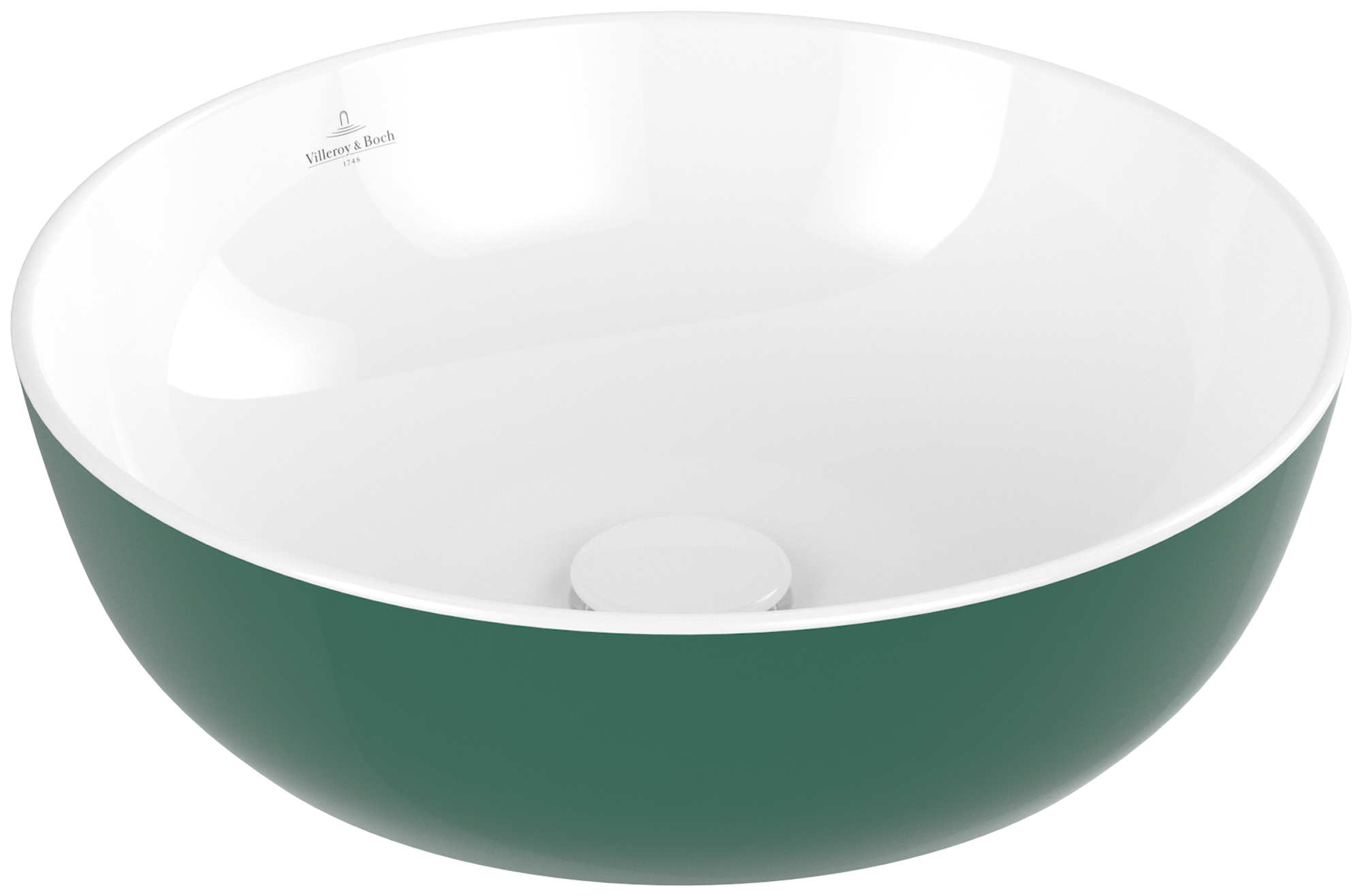Villeroy & Boch Artis Surface-mounted washbasin, 430x430x130mm, without overflow, Forest