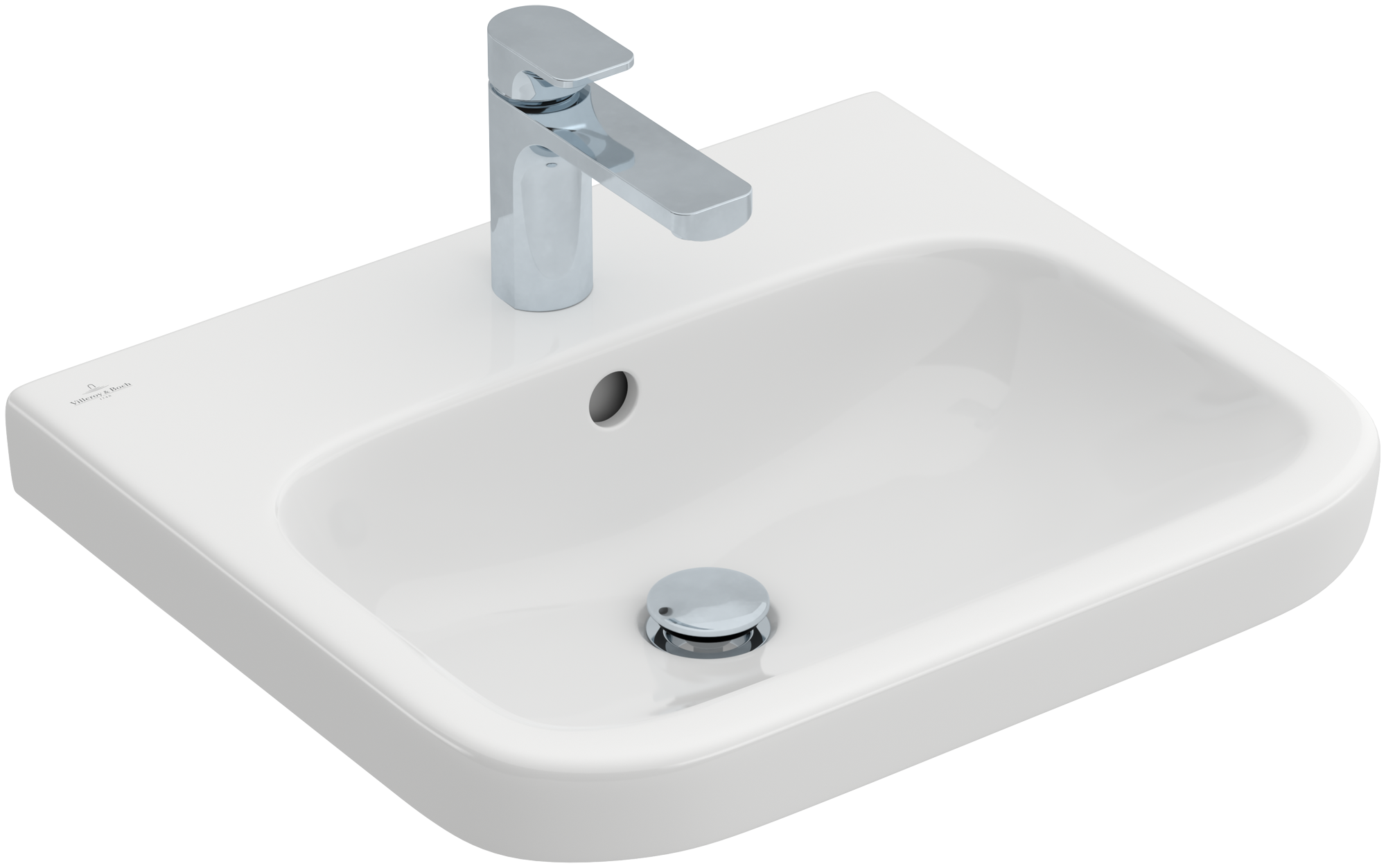 Villeroy & Boch Architectura Washbasin, 550x470x180mm, with overflow, White Alpin