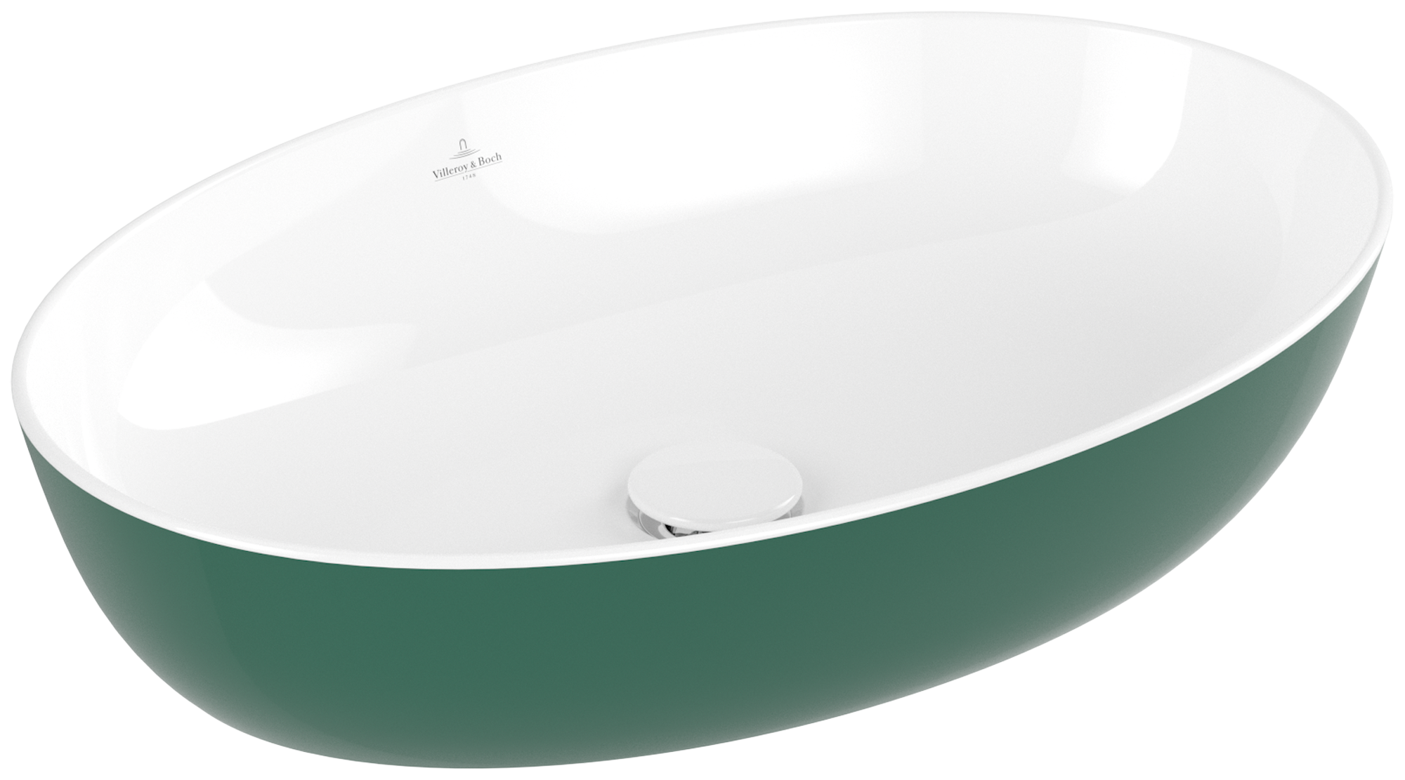 Villeroy & Boch Artis Surface-mounted washbasin, 610x410x130mm, without overflow, Forest