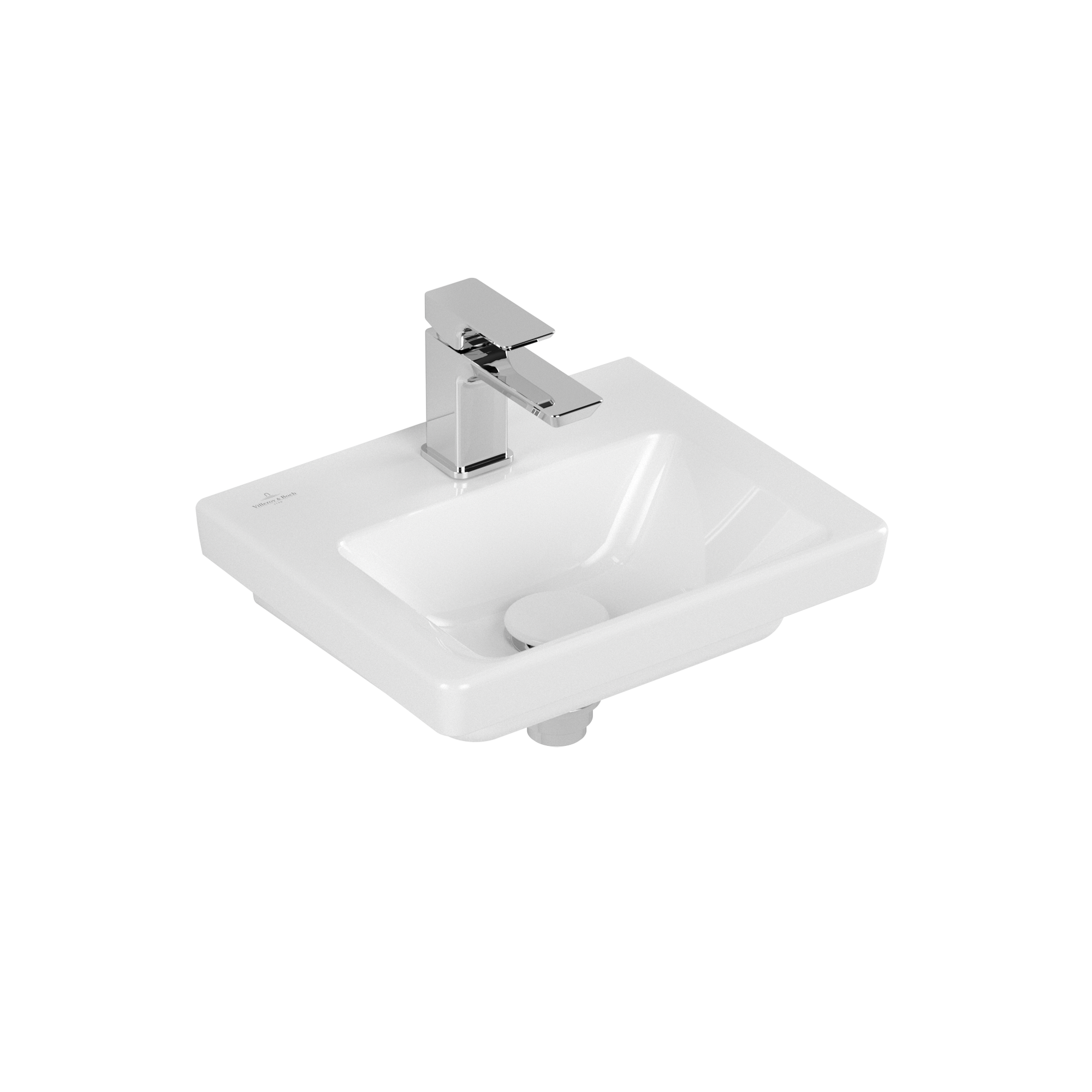 Villeroy & Boch Subway 3.0 Lave-mains, 370x305x130mm, sans trop-plein, Blanc