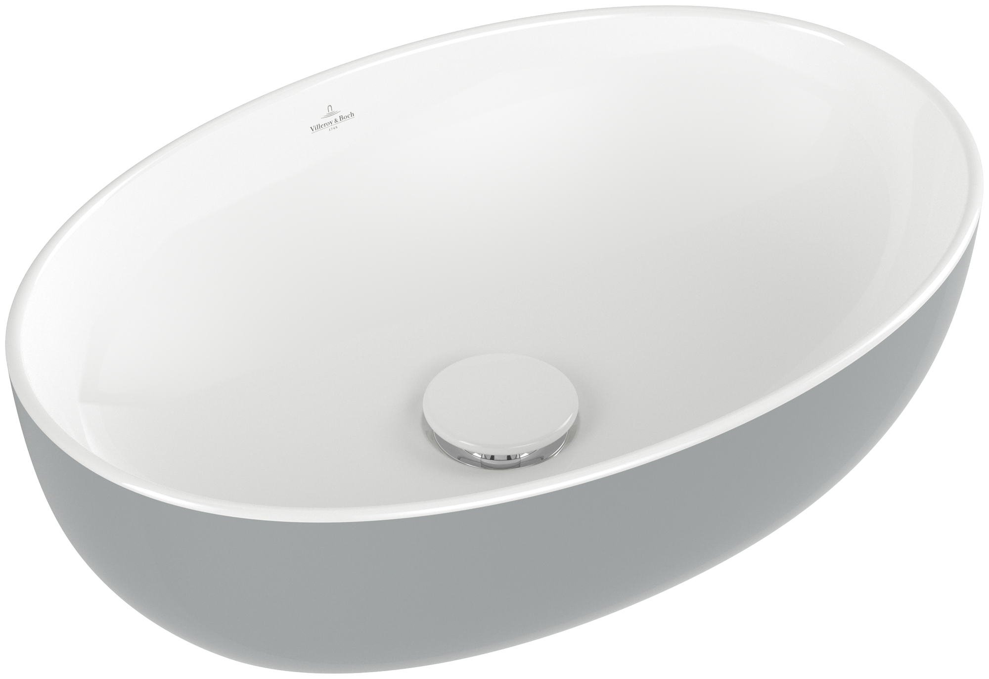 Villeroy & Boch Artis Surface-mounted washbasin, 480x325x135mm, without overflow, French Linen