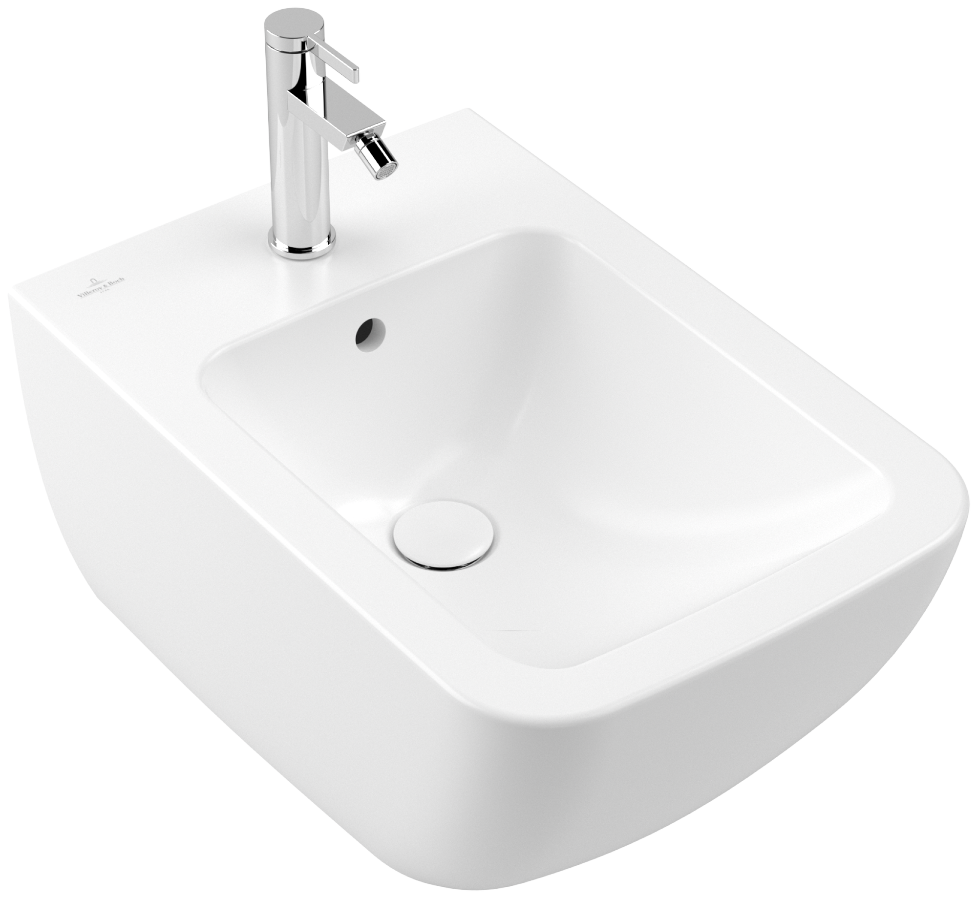 Villeroy & Boch Venticello Bidet, 375x560mm, Stone White CeramicPlus