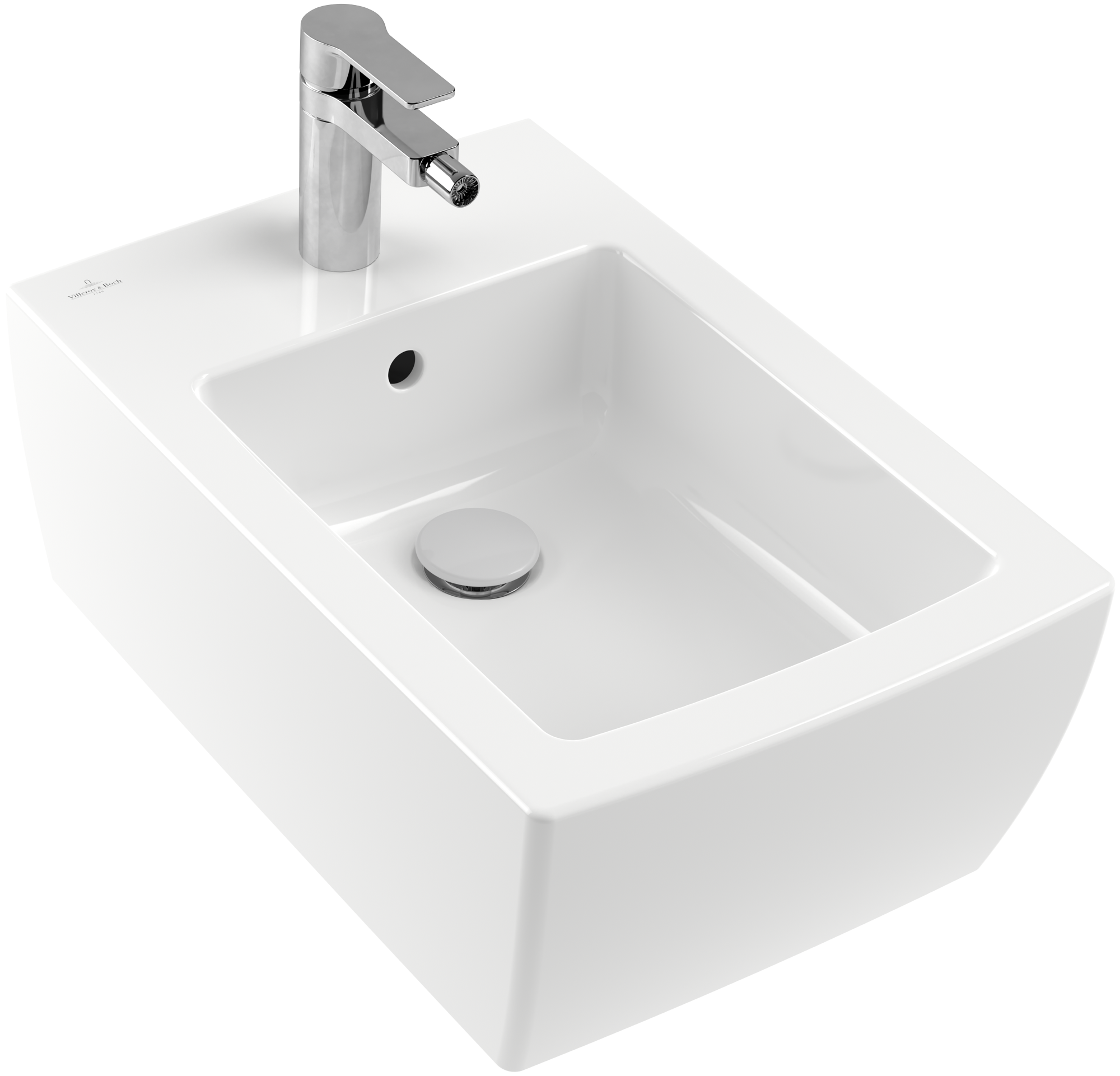 Villeroy & Boch Memento 2.0 Bidet, 375x560mm, Weiss Alpin