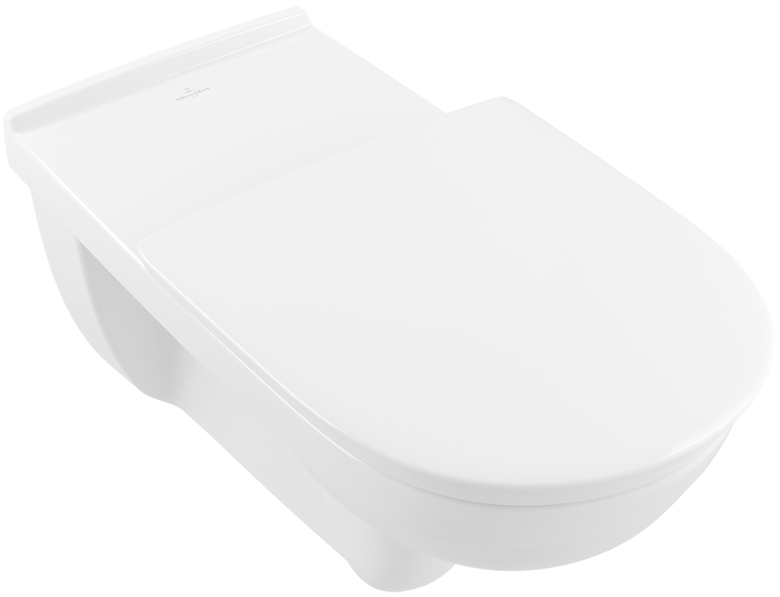 Villeroy & Boch ViCare previously O.novo Vita Washdown toilet ViCare, rimless, wall-mounted, with DirectFlush, White Alpin