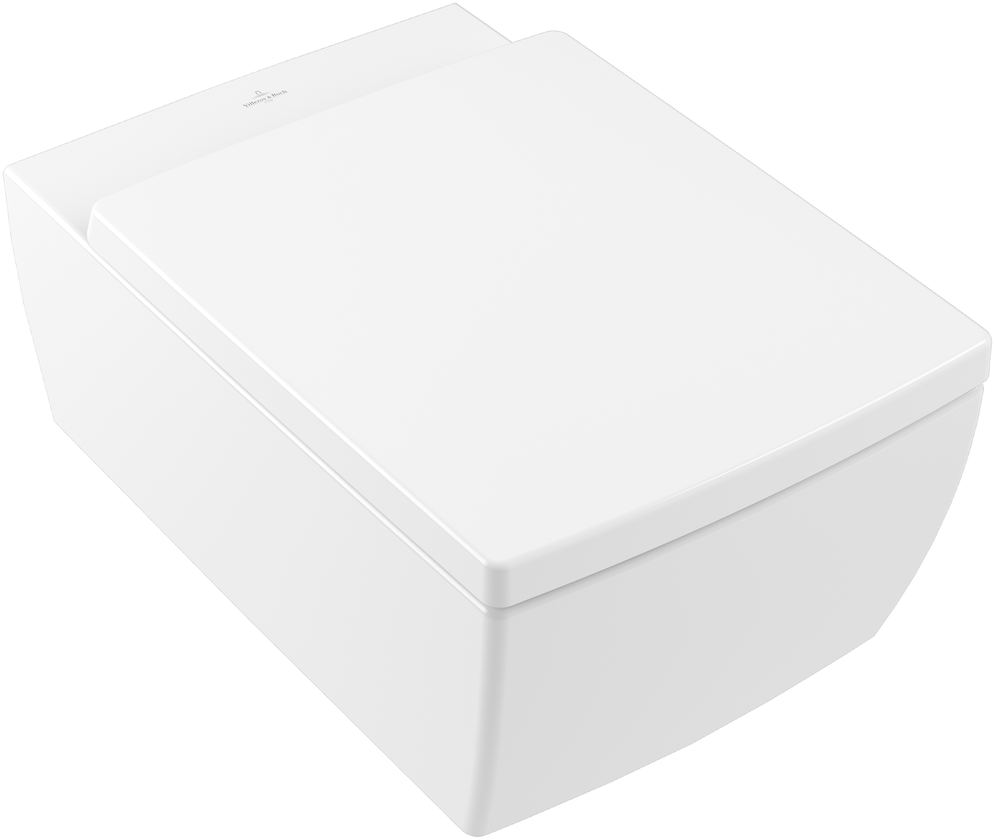 Villeroy & Boch Memento 2.0 DirectFlush Cuvette WC sans bride, modèle suspendu, avec DirectFlush, Blanc