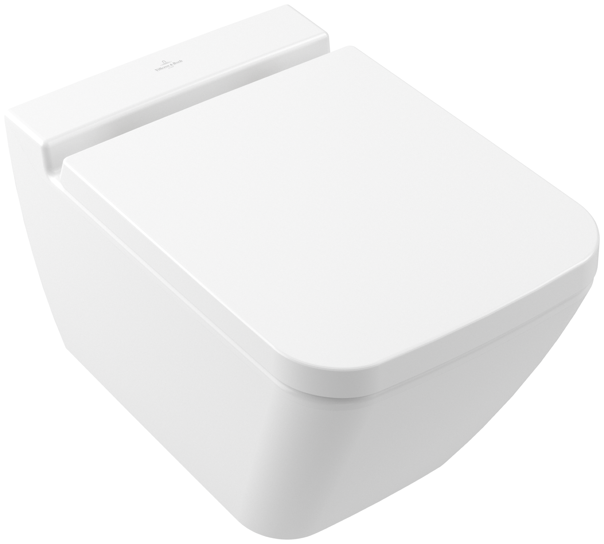 Villeroy & Boch Finion DirectFlush Tiefspül-WC spülrandlos, wandhängend, mit DirectFlush, Stone White CeramicPlus