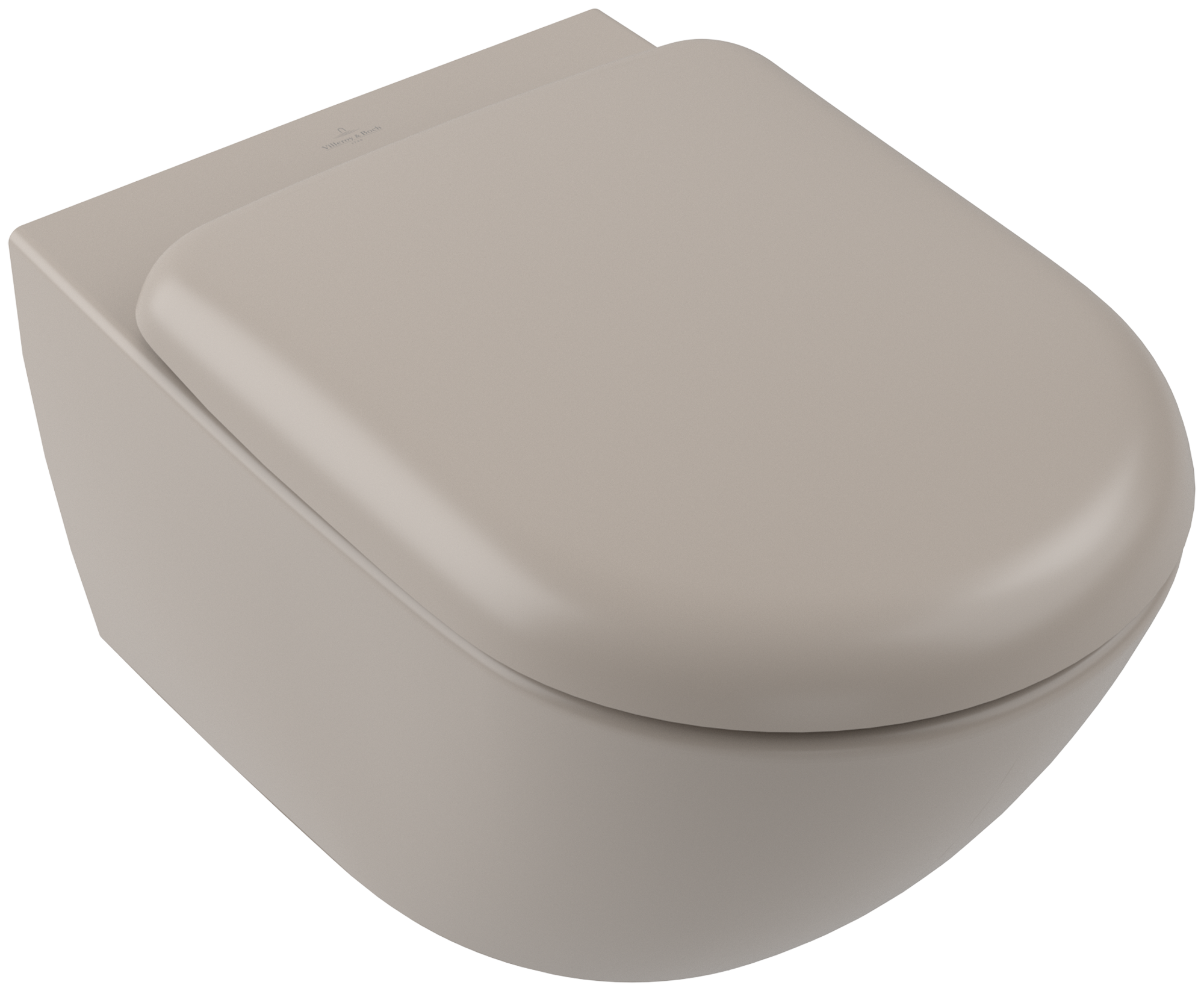 Villeroy & Boch Antao TwistFlush Washdown toilet, rimless, wall-mounted, with <p>TwistFlush</p>, Almond CeramicPlus