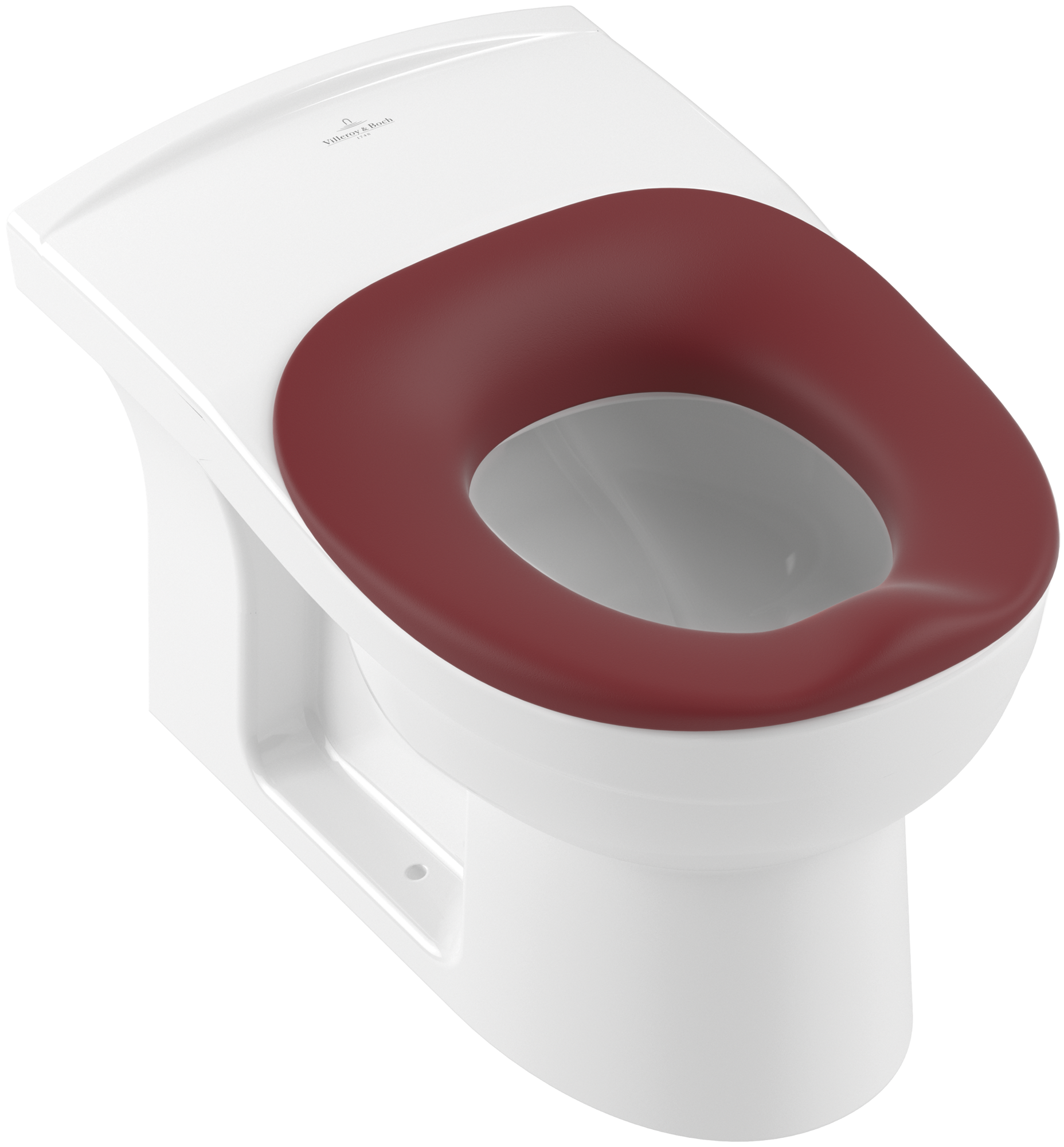 Villeroy & Boch O.novo Kids Lunette en mousse pour cuvette enfants, Cherry Red