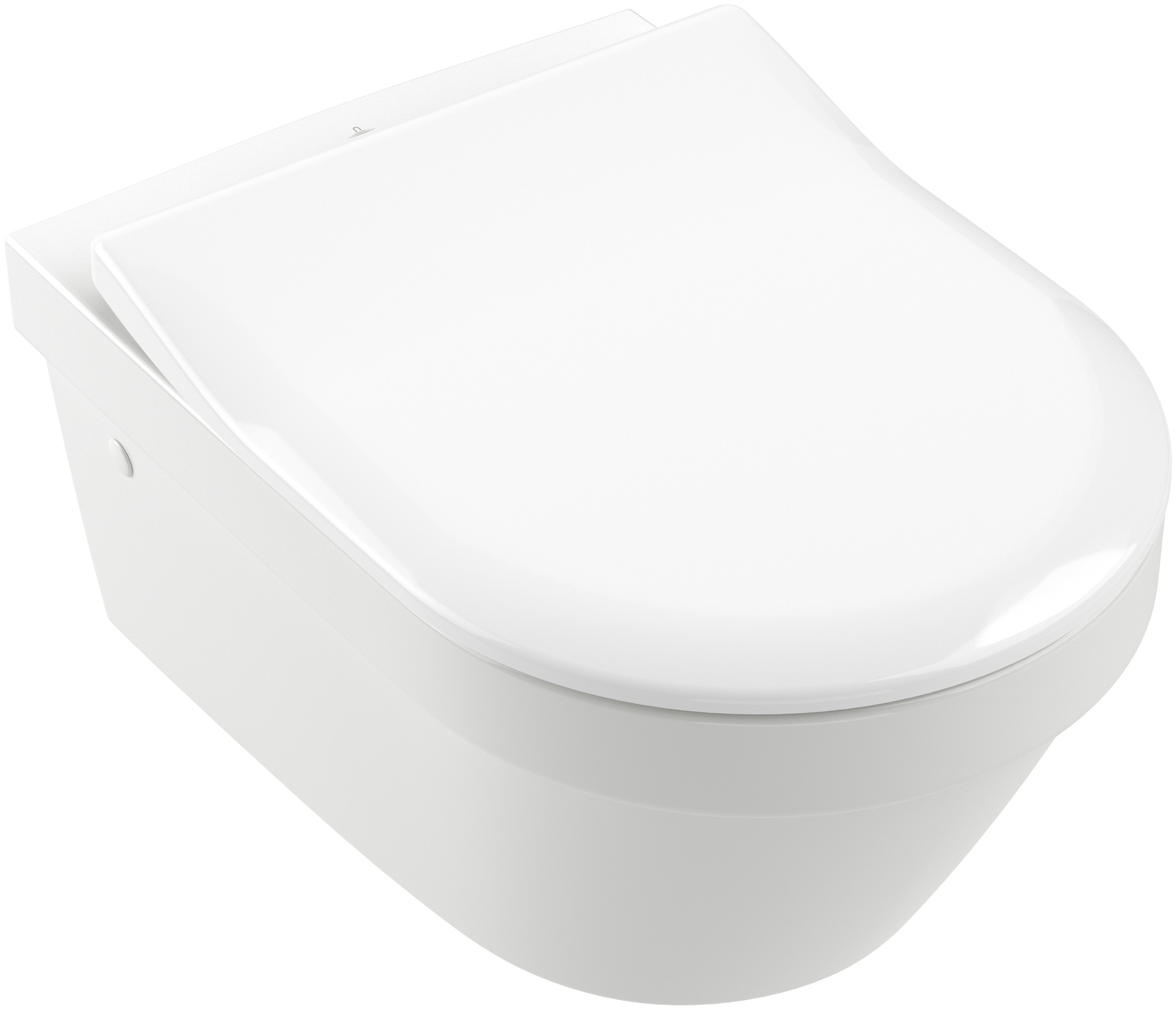 Villeroy & Boch Architectura previously Omnia Architectura Toilet seat and cover SlimSeat, with automatic lowering mechanism (SoftClosing), with removable seat (QuickRelease), White Alpin