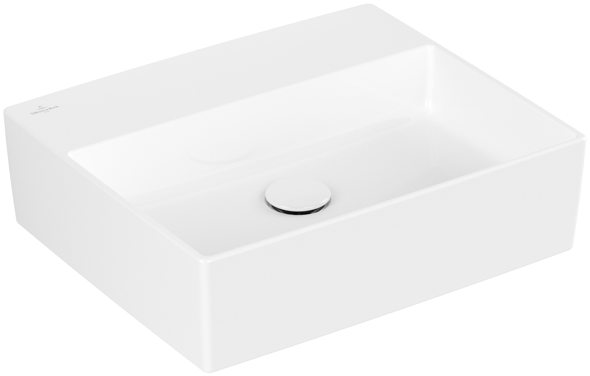 Villeroy & Boch Memento 2.0 Surface-mounted washbasin, 498x420x139mm, without overflow, White Alpin CeramicPlus
