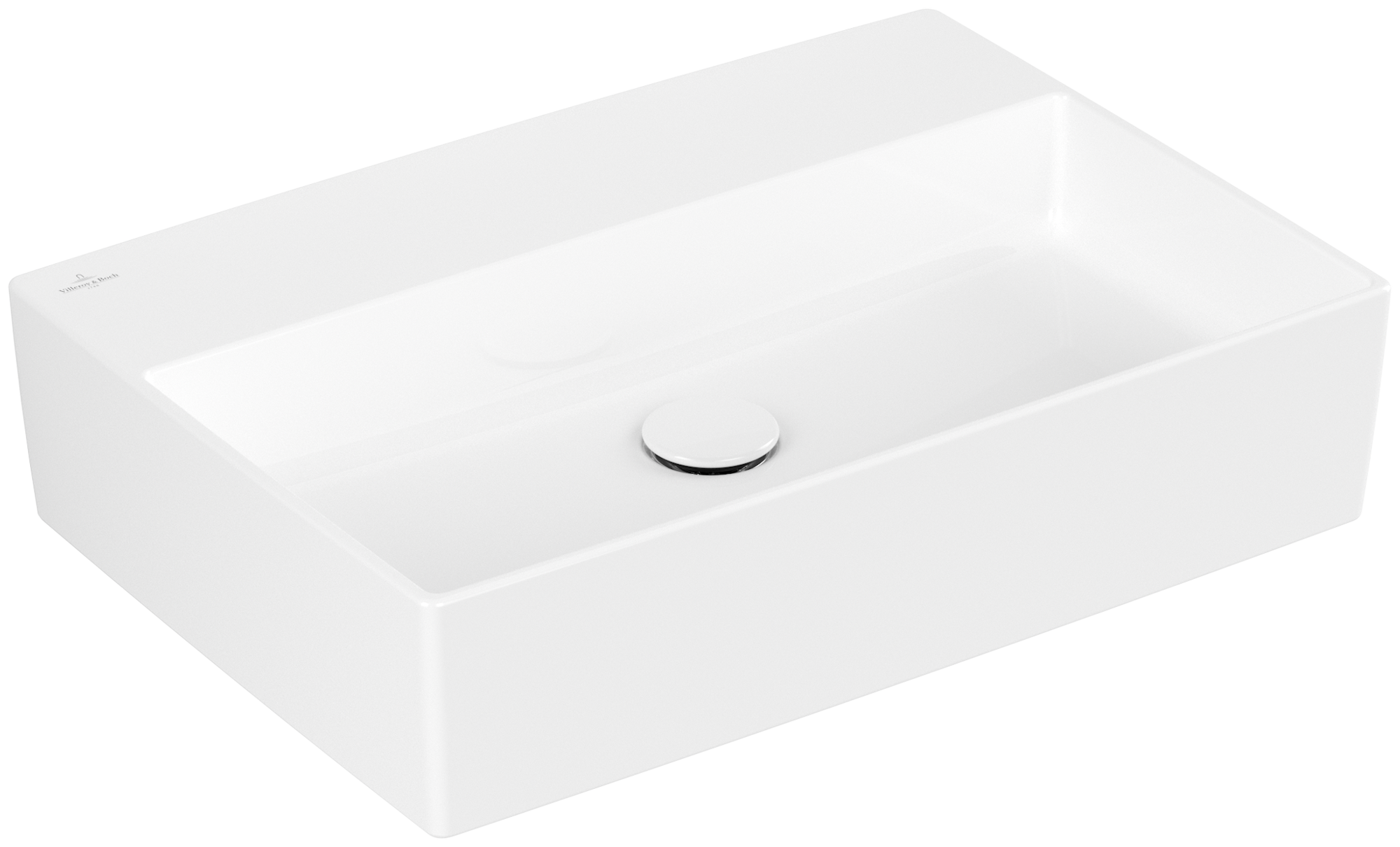 Villeroy & Boch Memento 2.0 Surface-mounted washbasin, 600x420x140mm, without overflow, White Alpin