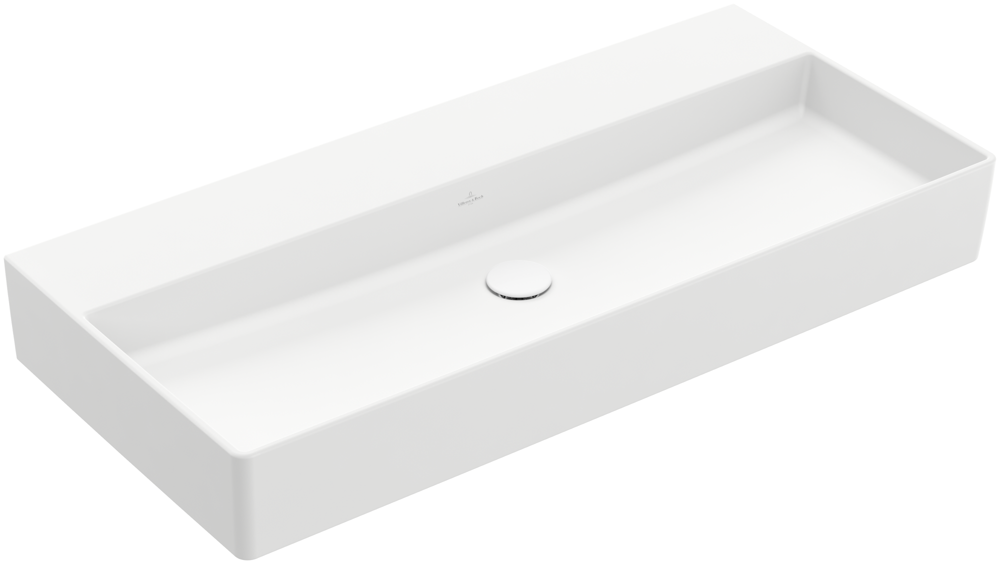 Villeroy & Boch Memento 2.0 Waschbecken, 1000x470x135mm, ohne Überlauf, Stone White CeramicPlus
