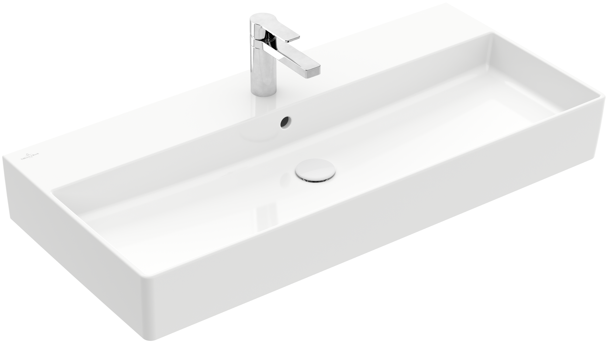 Villeroy & Boch Memento 2.0 Lavabos, 1000x470x135mm, avec trop-plein, Blanc